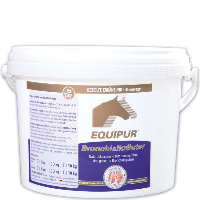 EQUIPUR Bronchialkräuter 3000g Pellets