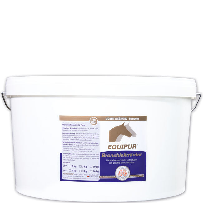 EQUIPUR Bronchialkräuter 10kg Pellets