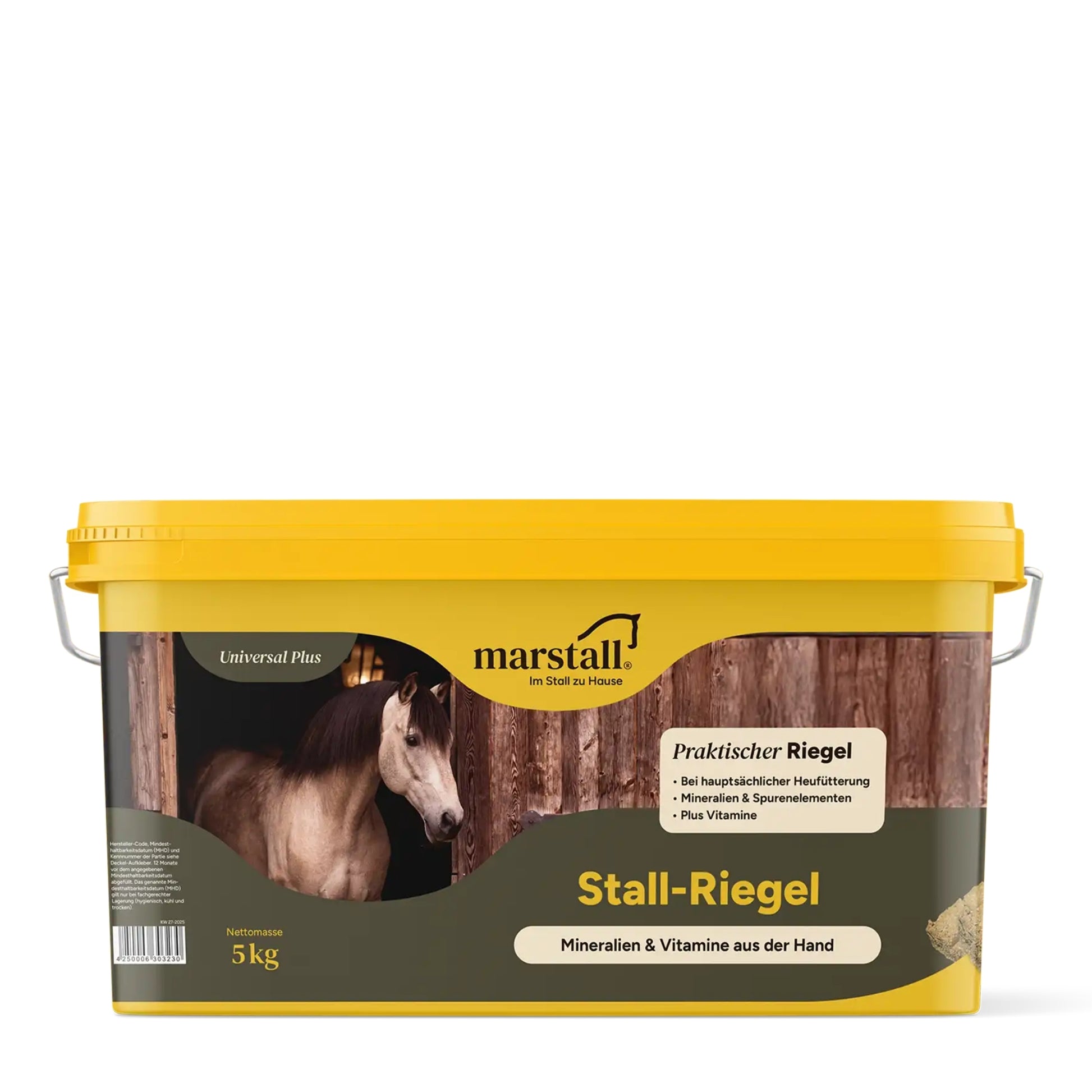 Marstall Stall-Riegel Mineral- und Vitamin Riegel für Pferde 5kg