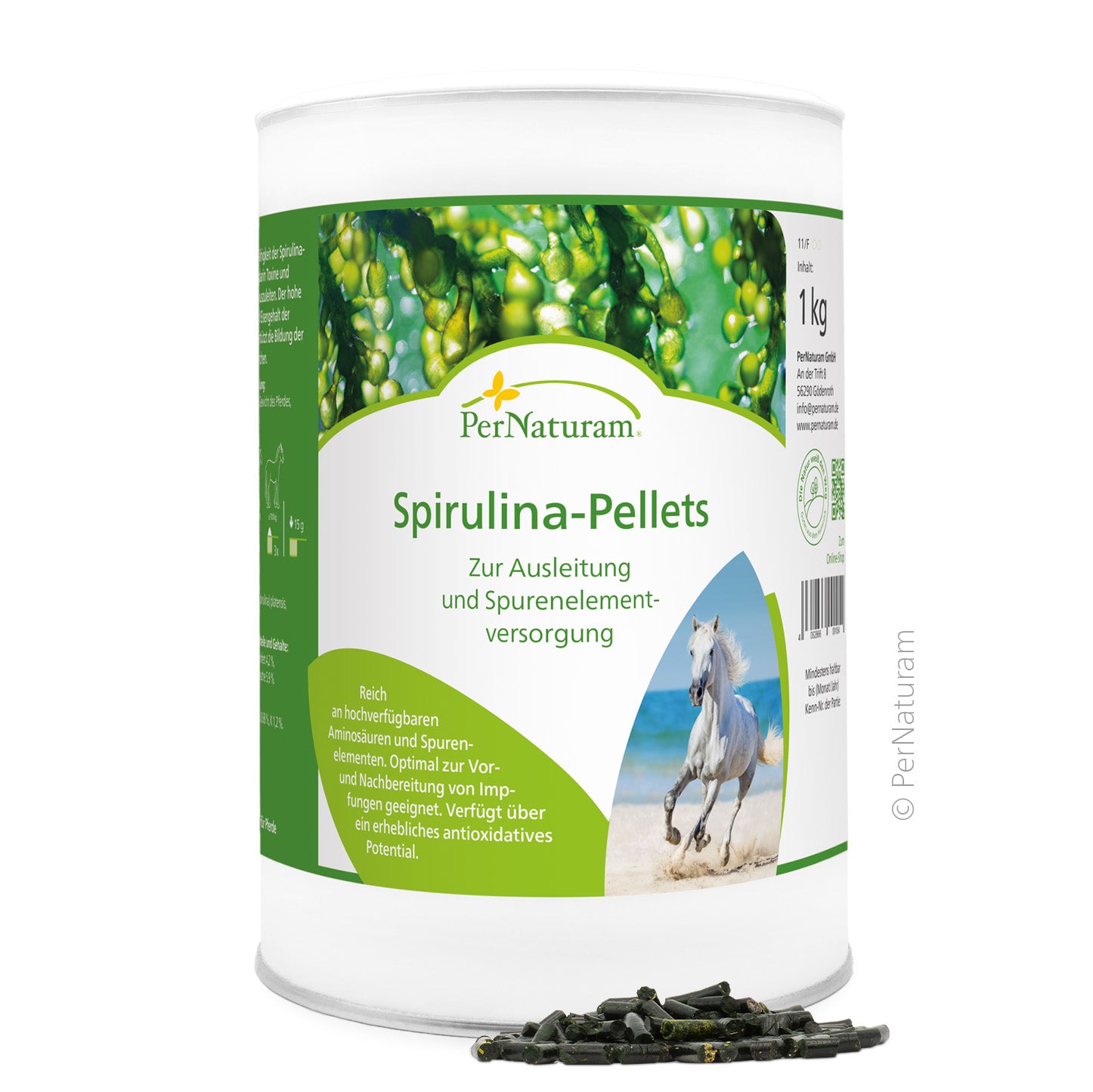 PerNaturam Spirulina-Pellets 1000g