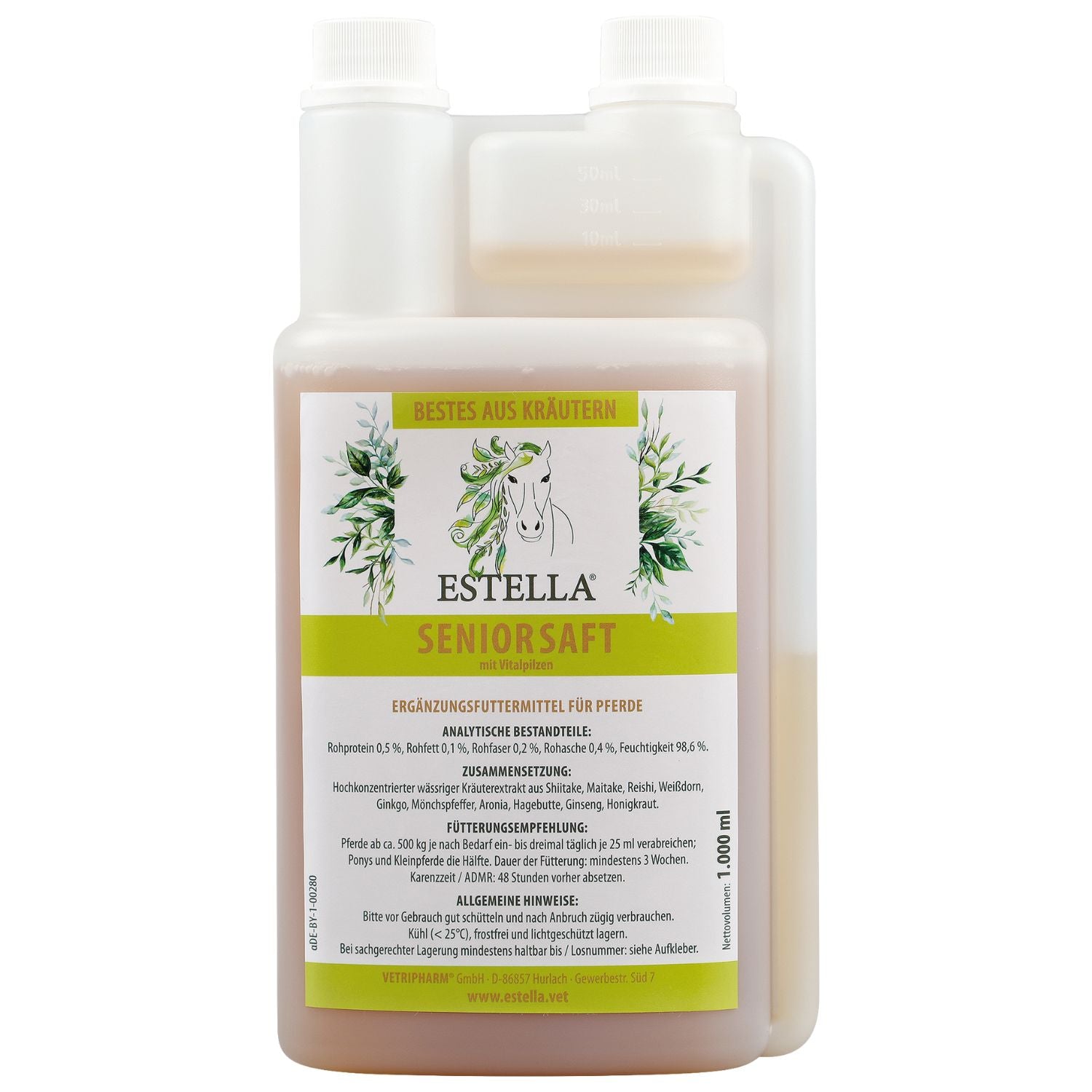 ESTELLA Seniorsaft für Pferde 1000ml