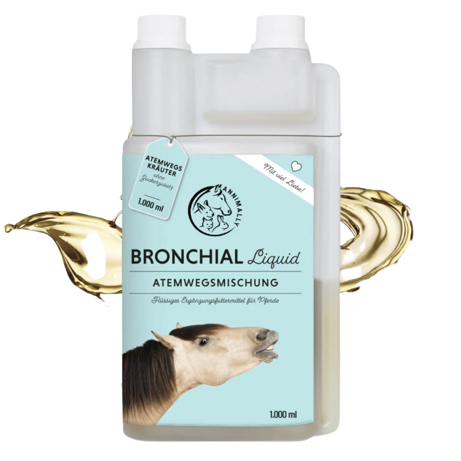 Annimally Bronchial Liquid für Pferde 1000ml