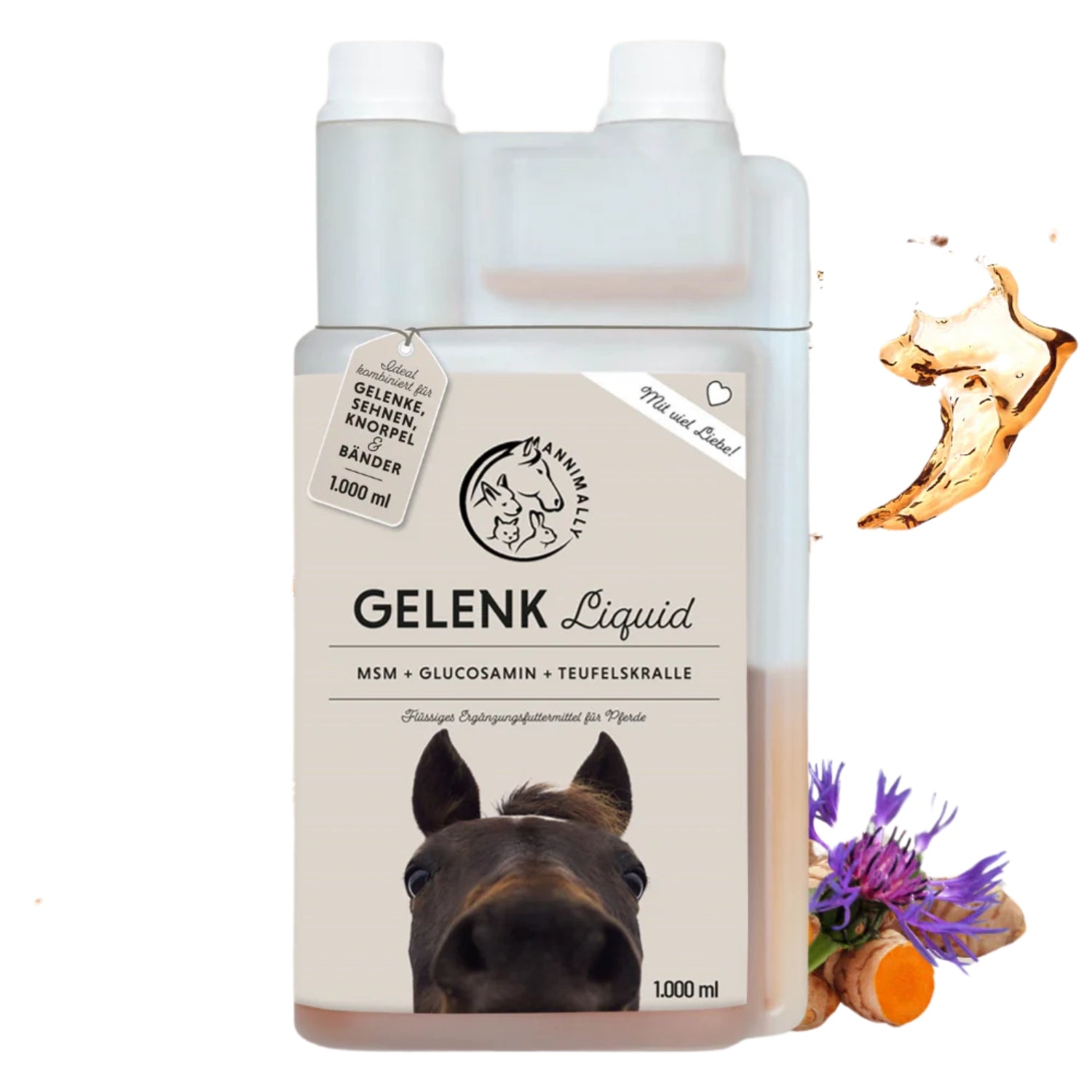 Annimally Gelenk Liquid für Pferde 1000ml