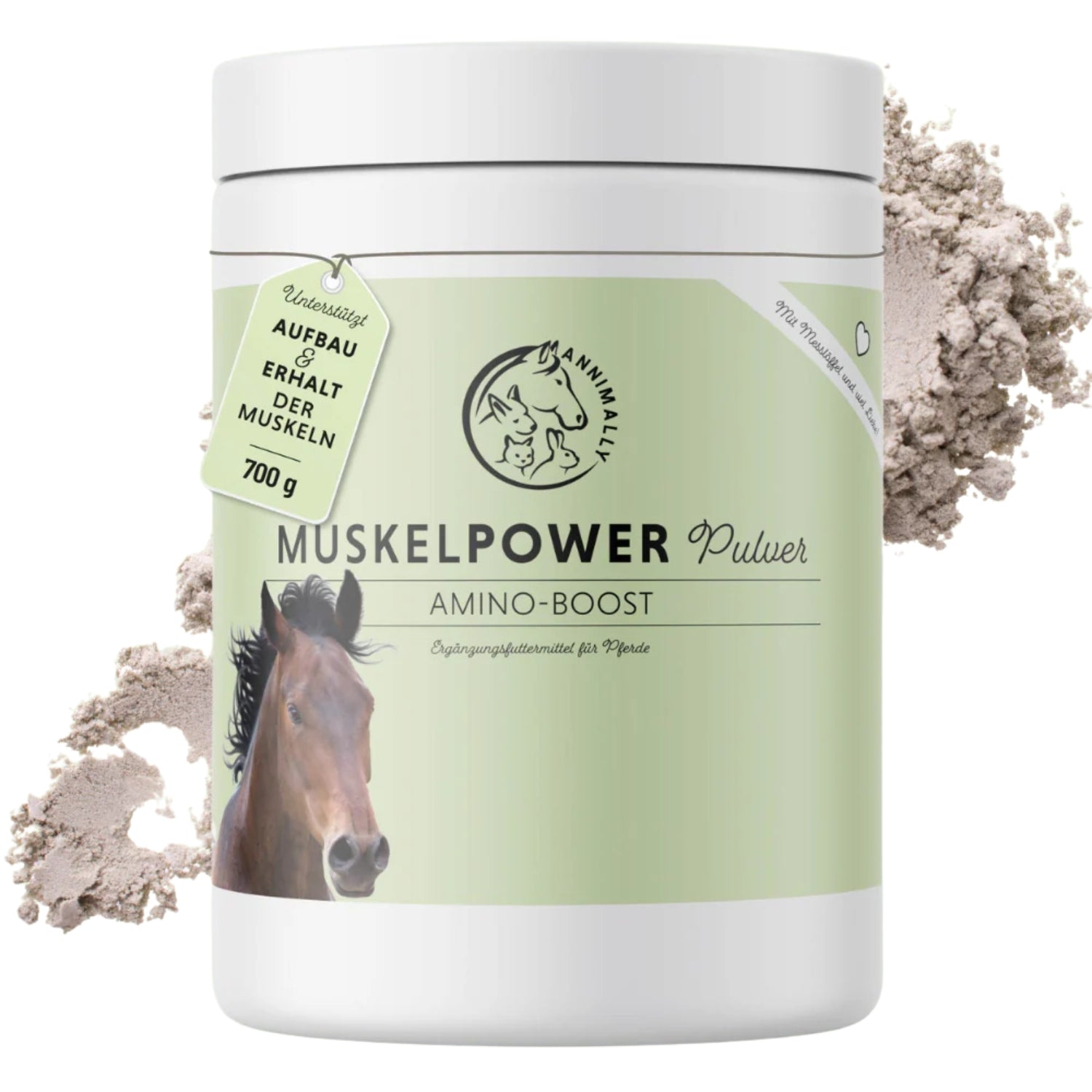 Annimally Muskelpower Pulver für Pferde 700g