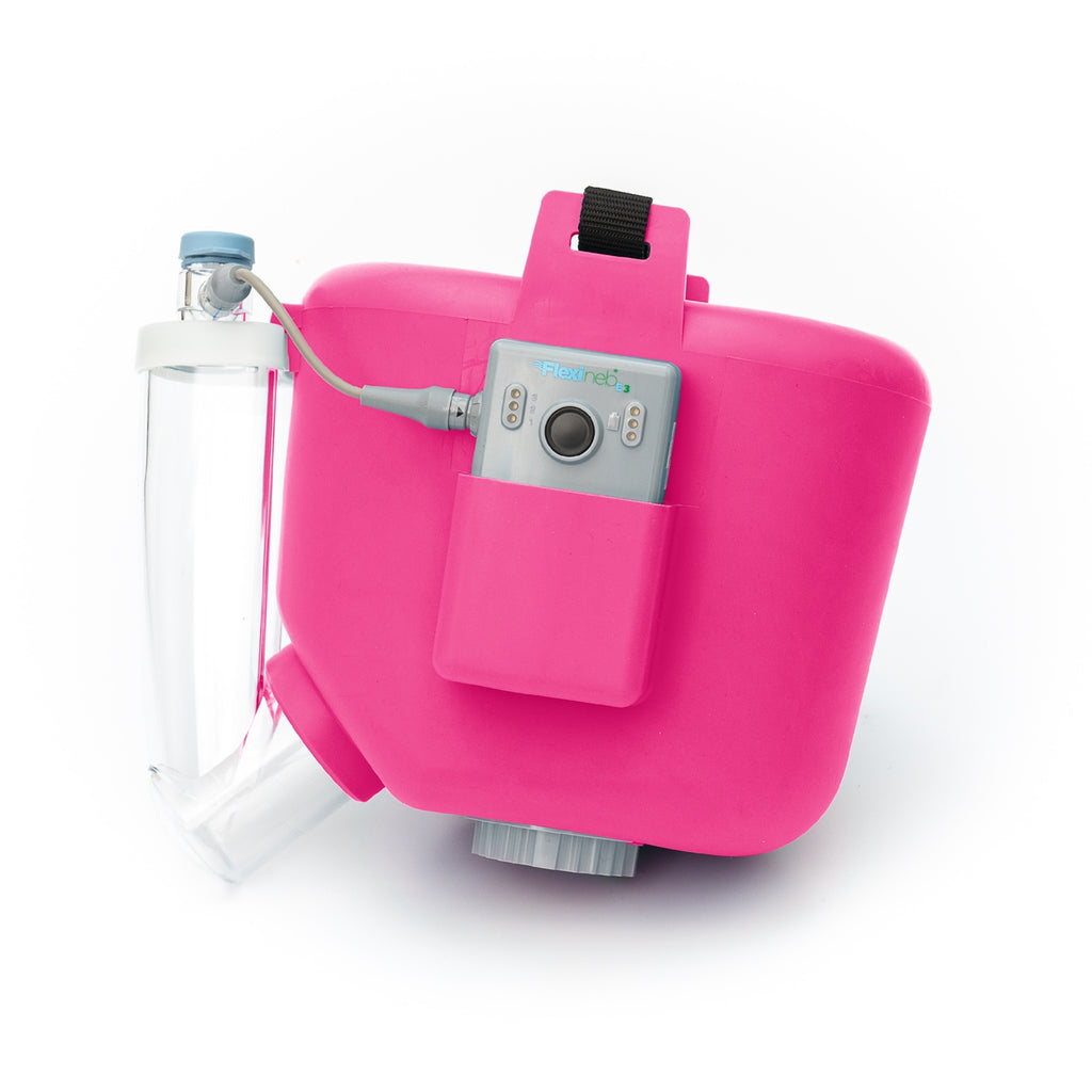 Flexineb E3 Inhalator für Pferde Komplettset Standardgröße Pink