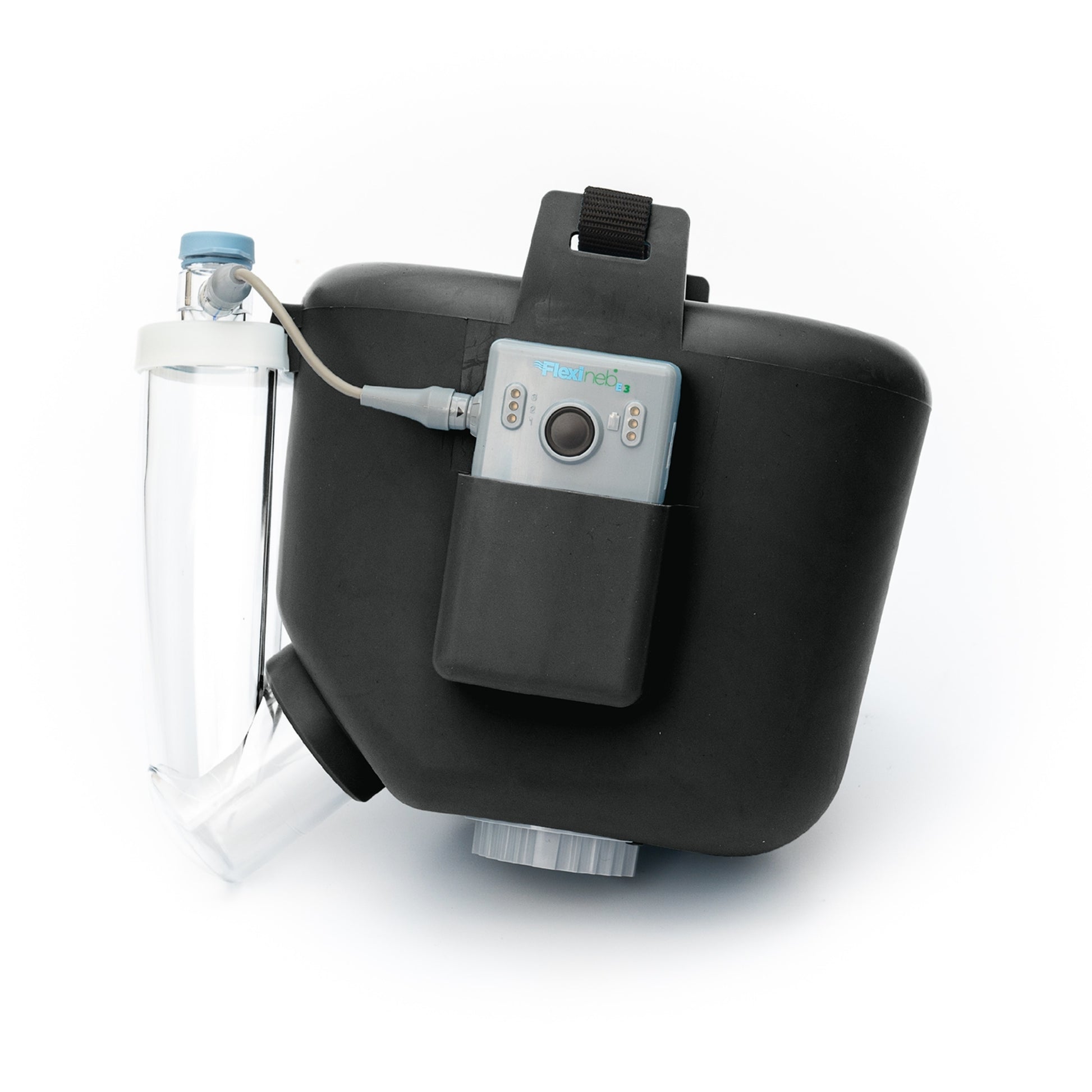 Flexineb E3 Inhalator für Pferde Komplettset Standard Schwarz