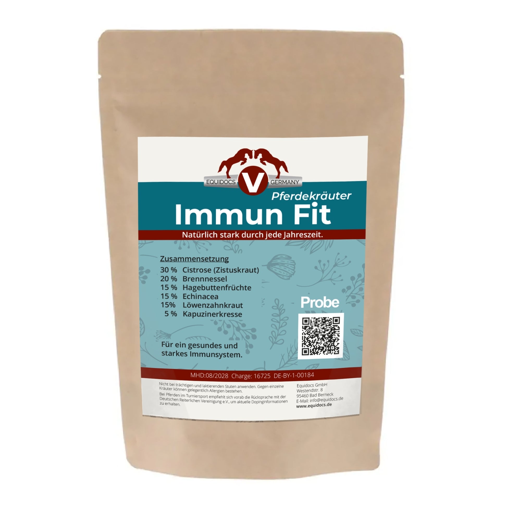 Equidocs Kräutermischung Immun Fit 25g Probe