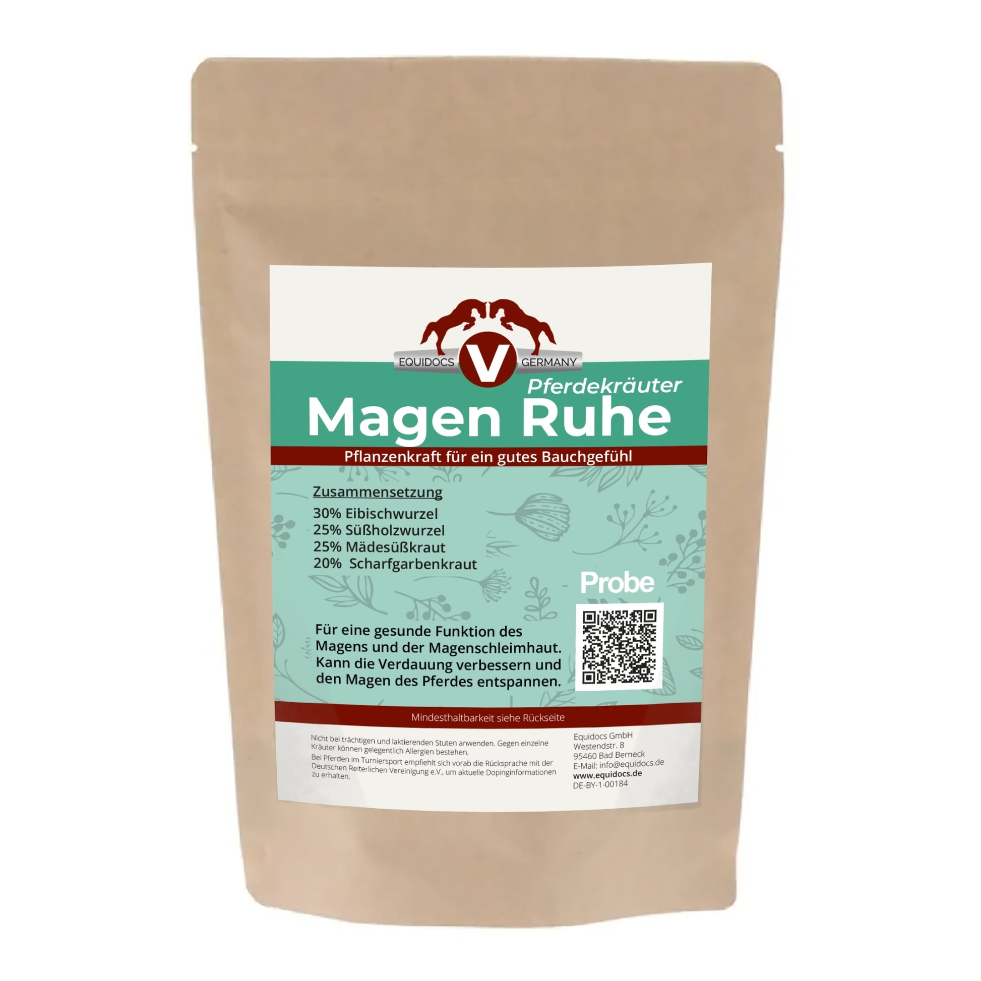 Equidocs Kräutermischung Magen Ruhe 25 g Probe