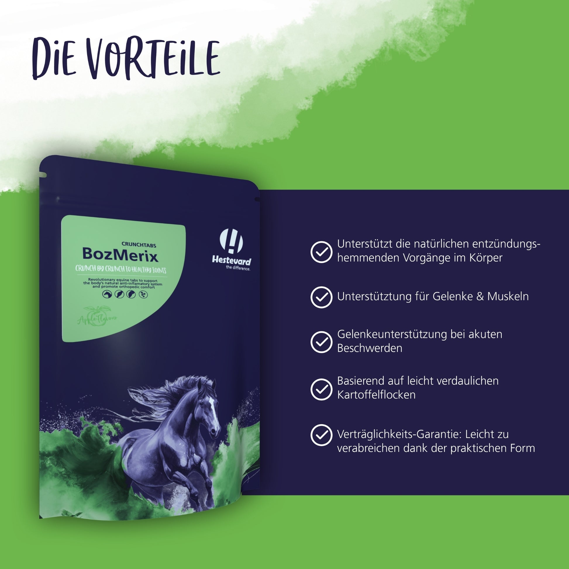 Hestevard BozMerix CrunchTabs für Pferde 900g
