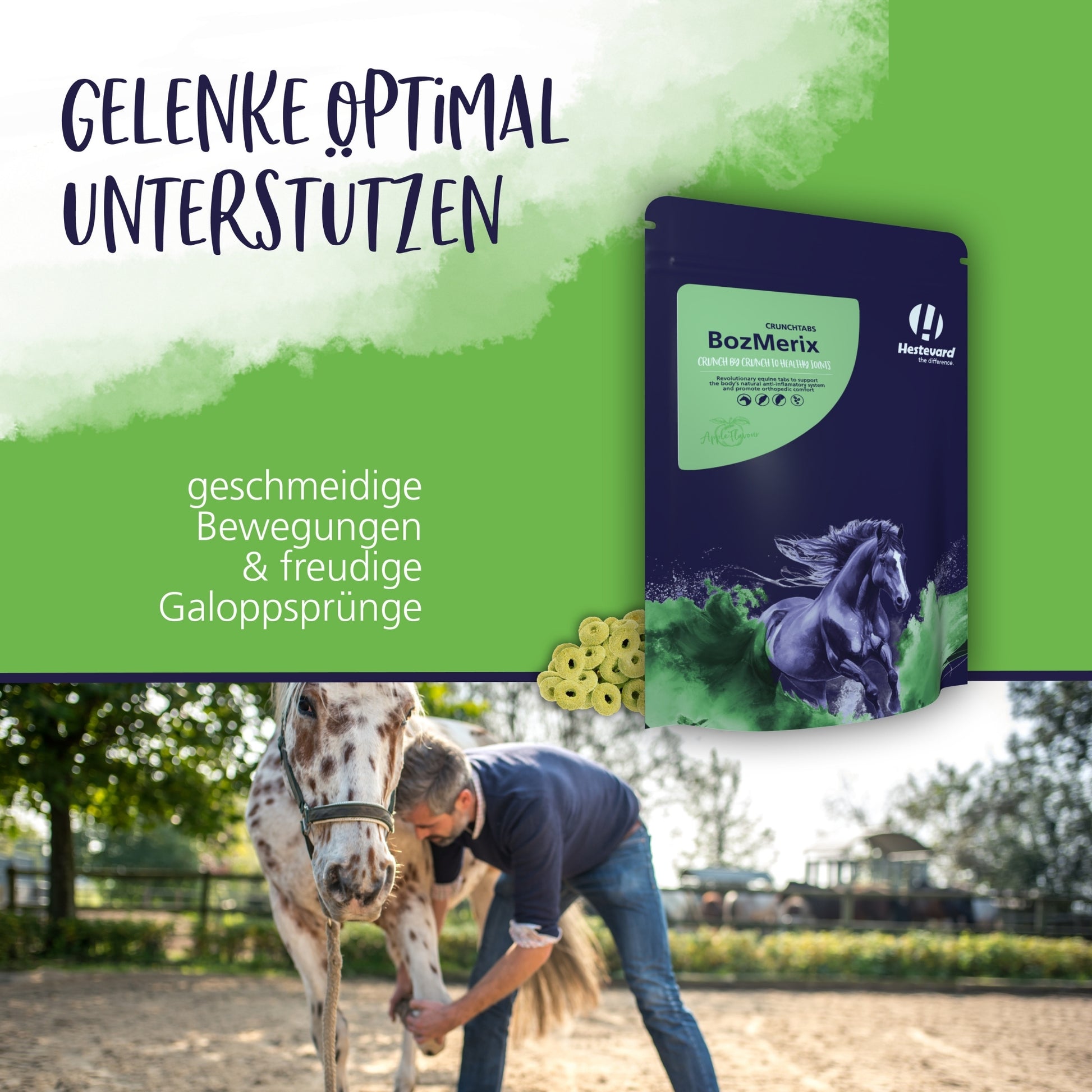 Hestevard BozMerix CrunchTabs für Pferde 900g