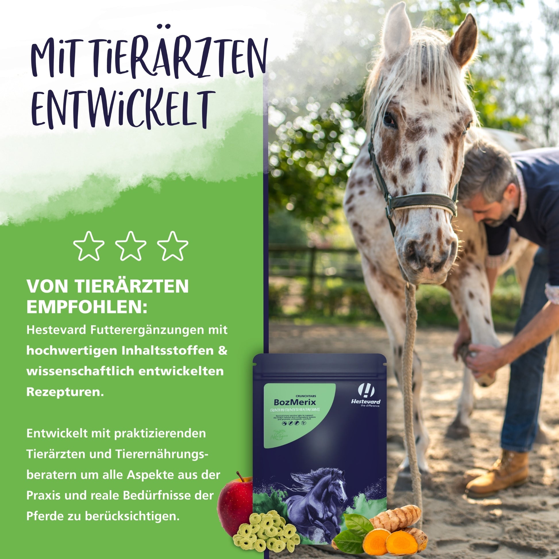 Hestevard BozMerix CrunchTabs für Pferde 900g