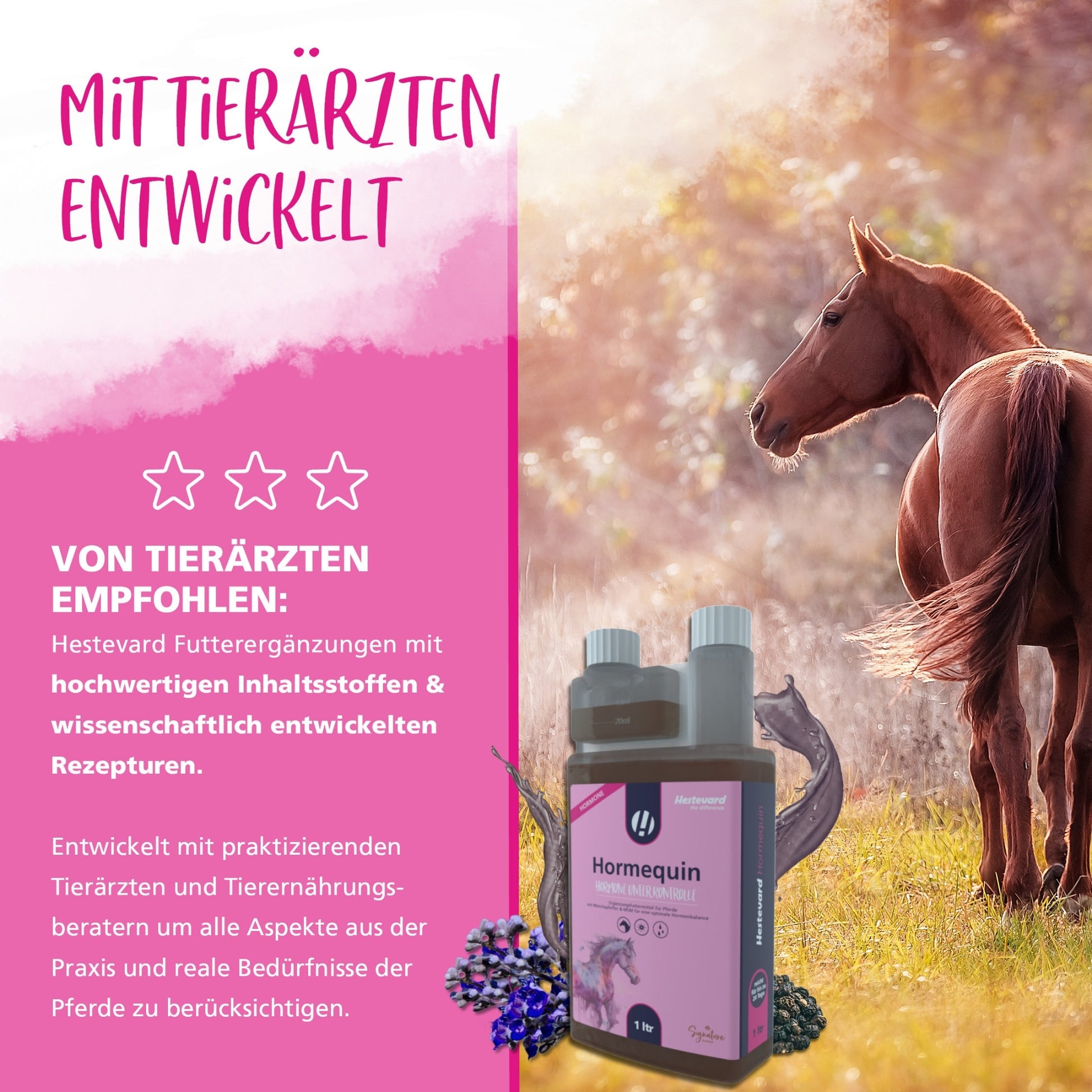 Hestevard Hormequin für Pferde 1000ml