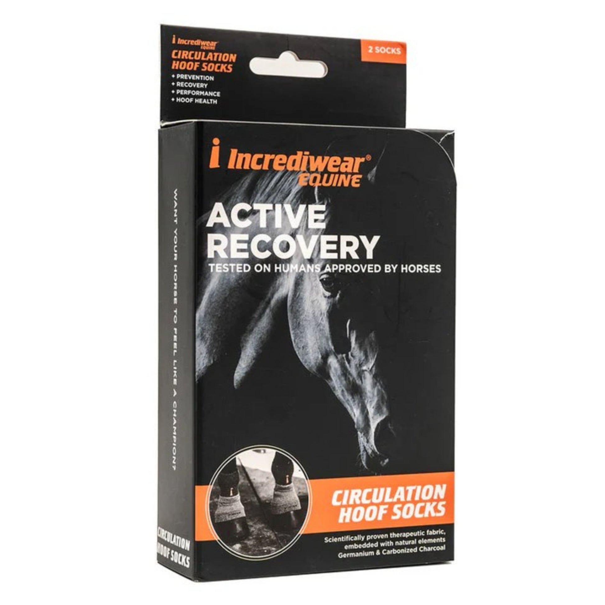 Incrediwear Equine Hoof Socks mit Ice-Effekt grau