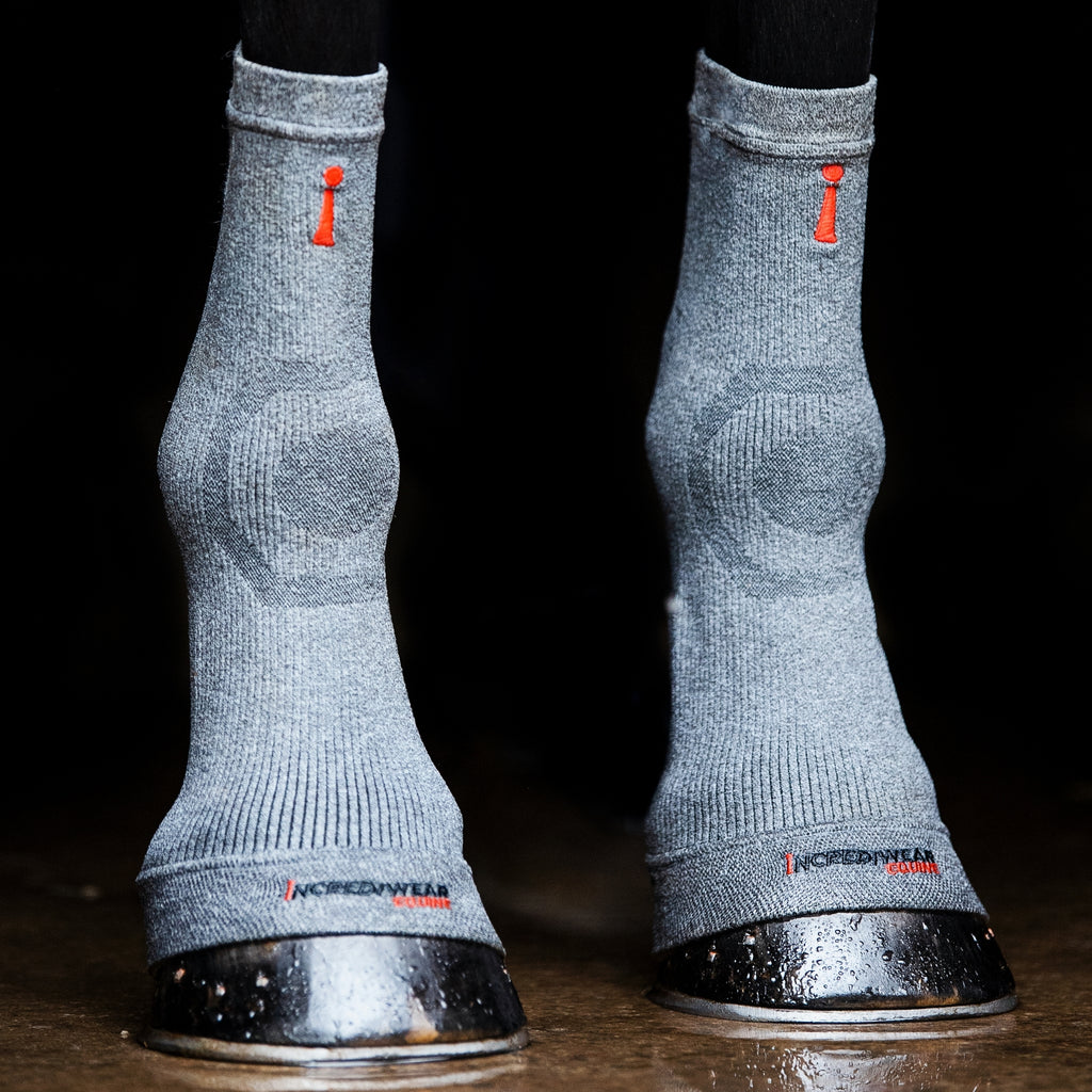 Incrediwear Equine Hoof Socks mit Ice-Effekt grau