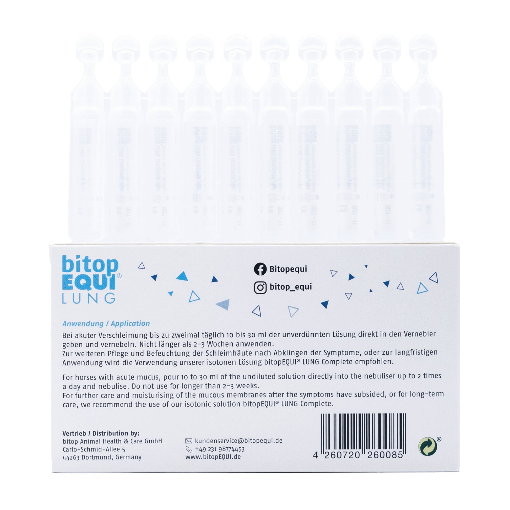 bitopEQUI® LUNG Complete plus für Pferde 30x5ml