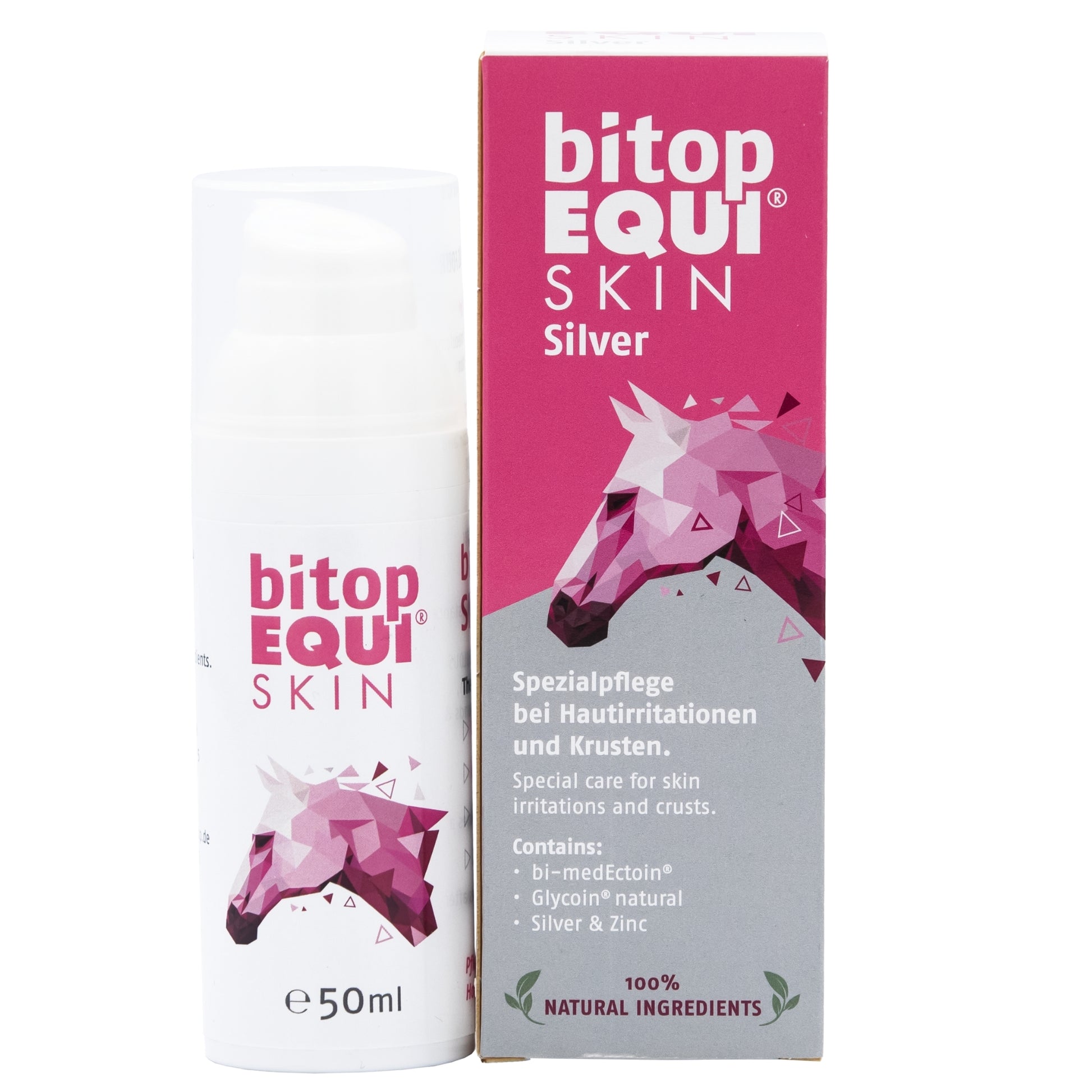 bitopEQUI® SKIN Silver für Pferde 50ml