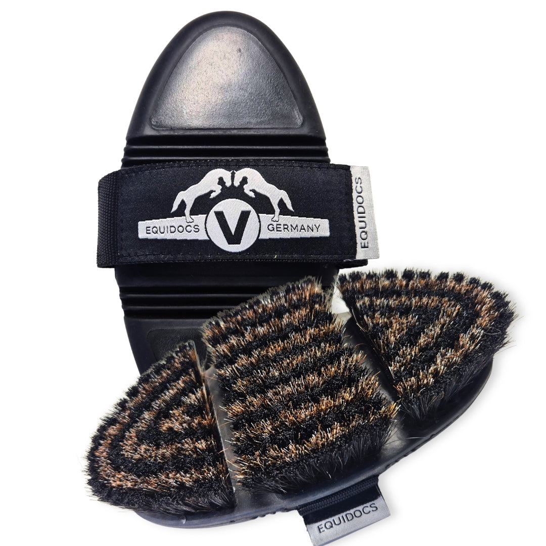 Equidocs Kardätsche NoirFlex Comfort für Pferde