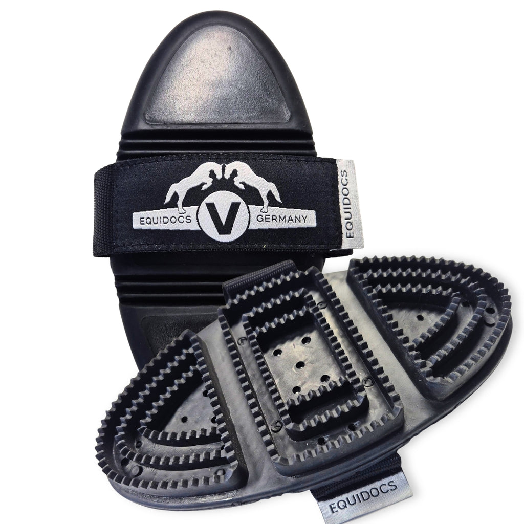 Equidocs Gummistriegel NoirFlex PowerGrip für Pferde