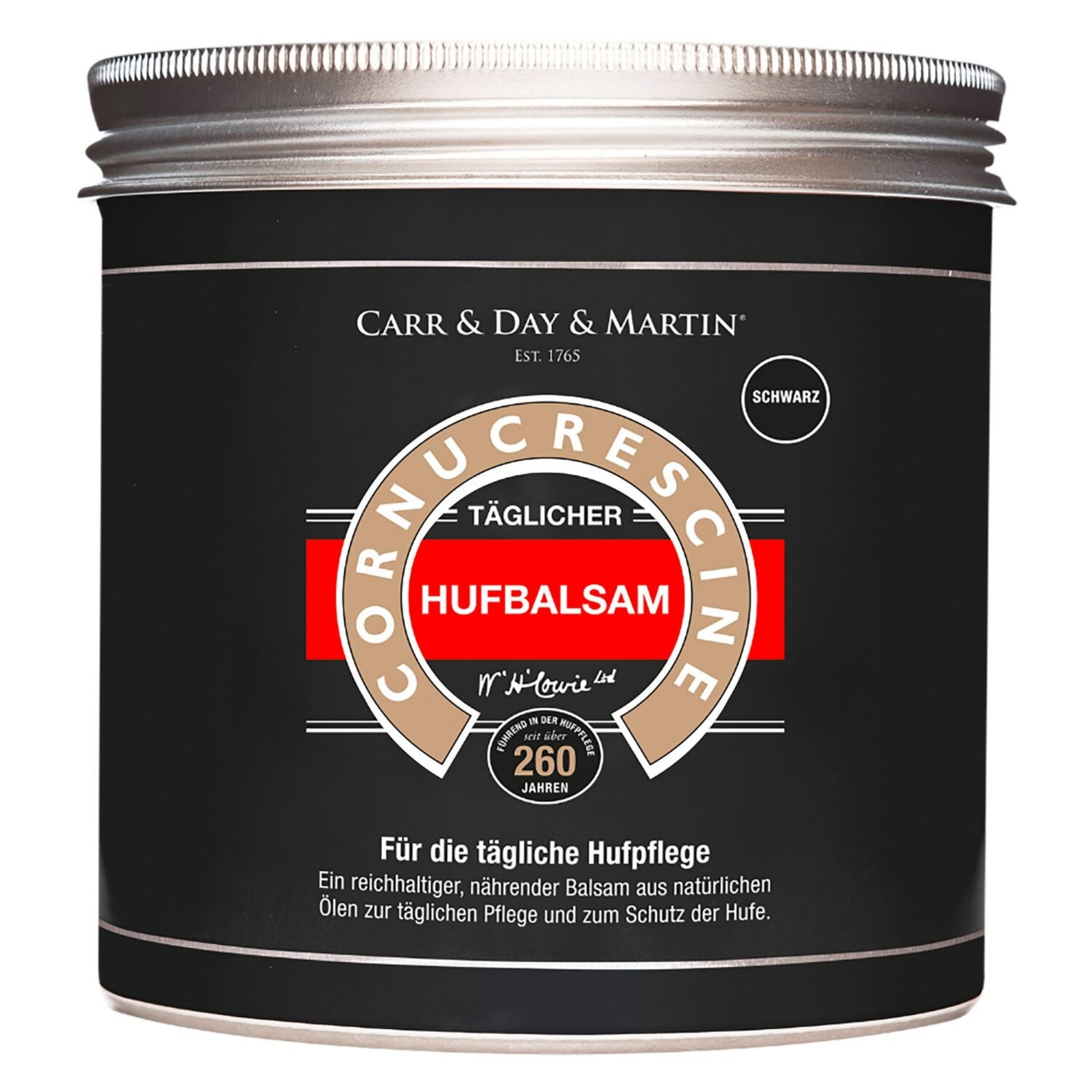 Carr & Day & Martin Cornucrescine Hufbalsam für Pferde 500ml Schwarz
