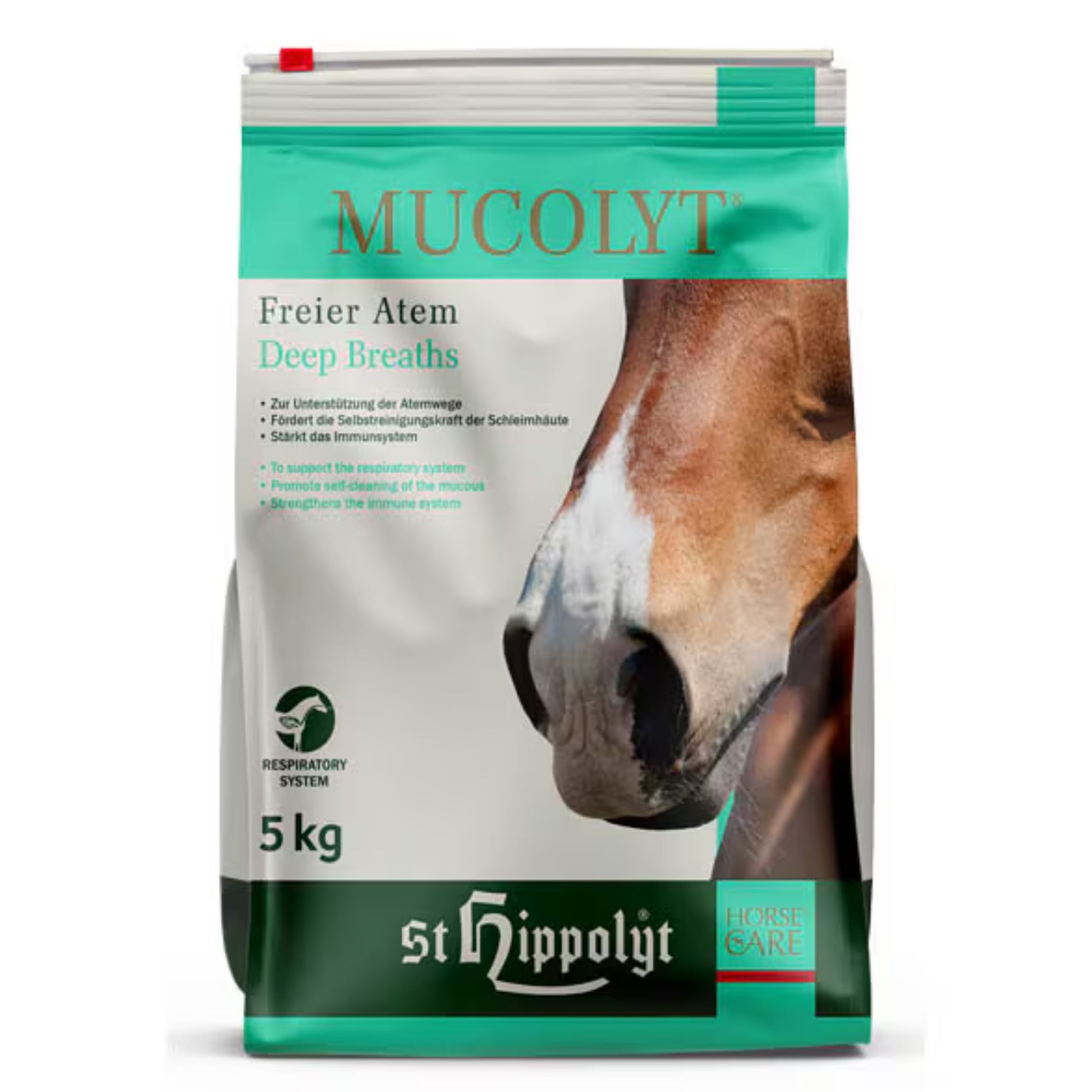 St. Hippolyt Mucolyt für Pferde 5kg Nachfüllpack