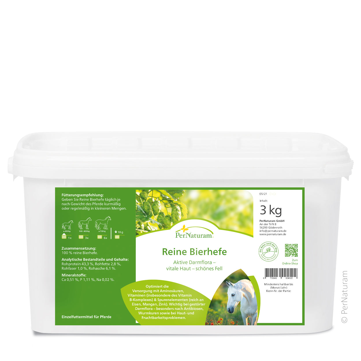 PerNaturam Reine Bierhefe 3000g