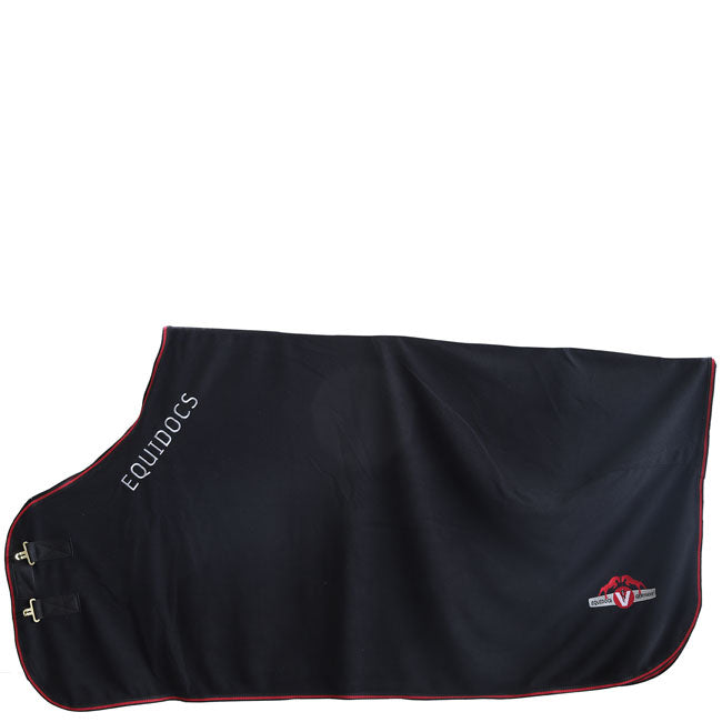 Fleece Abschwitzdecke für Ponys schwarz Gr. 95cm