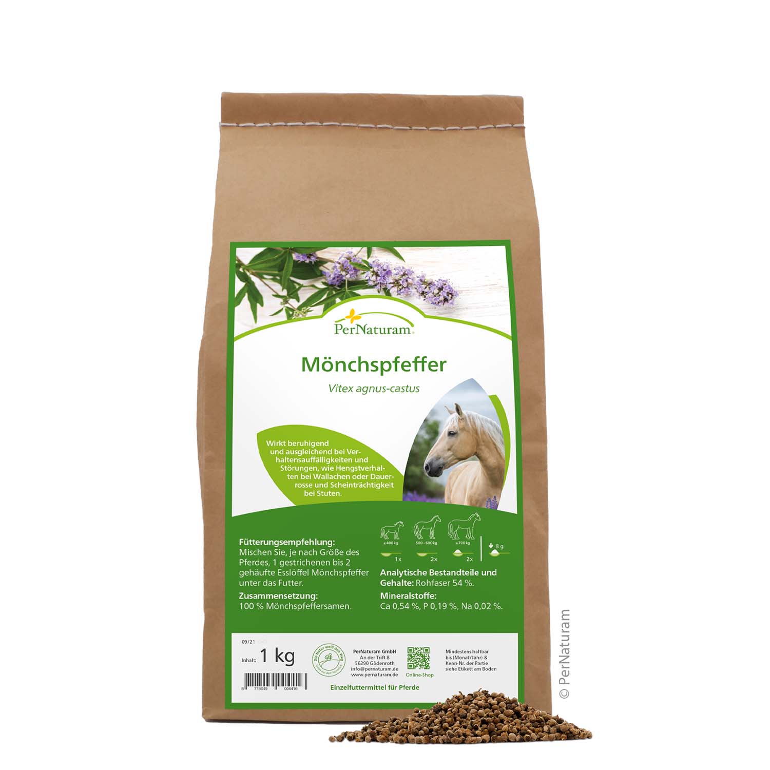 PerNaturam Mönchspfeffer 1000g