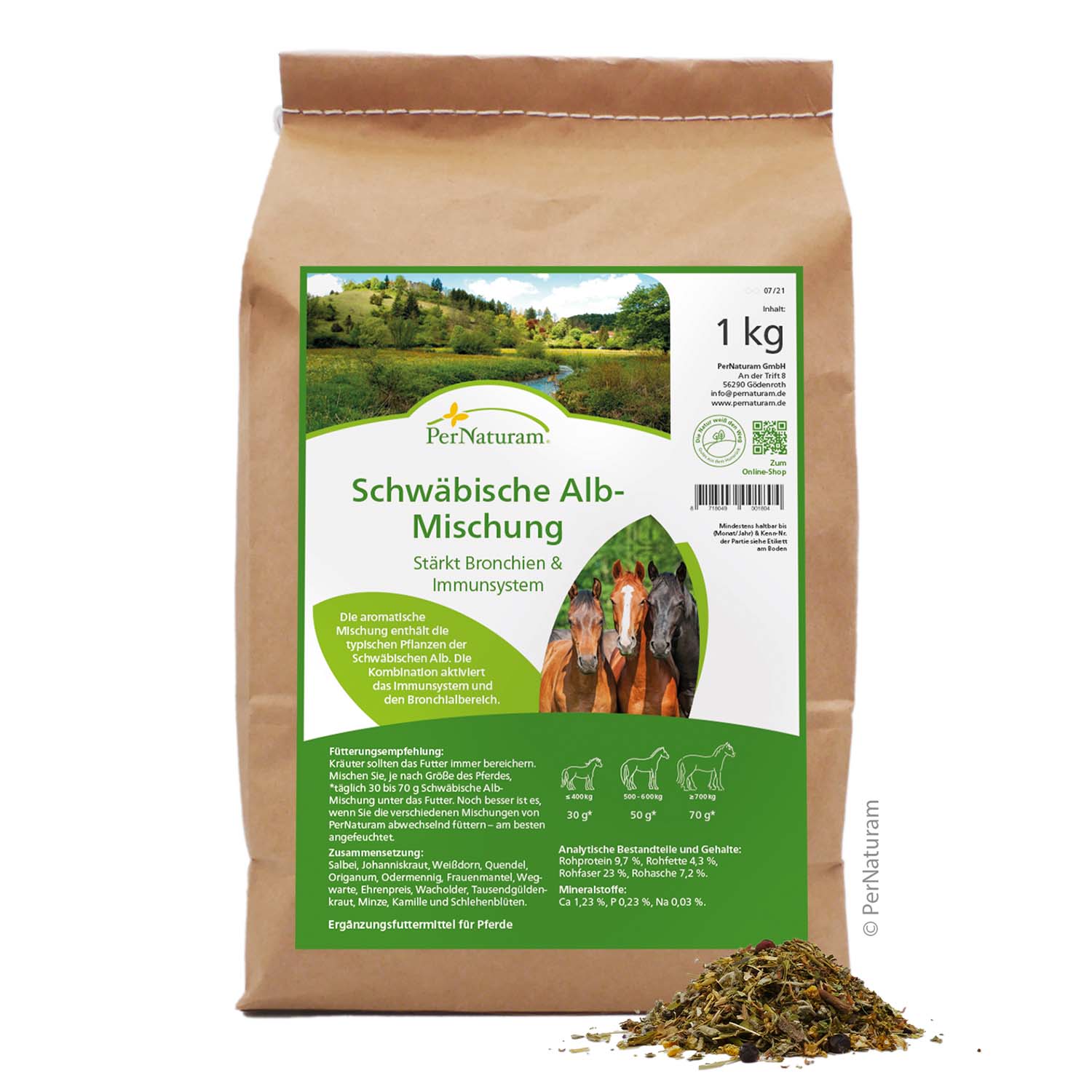 PerNaturam Schwäbische Alb-Mischung 1000g