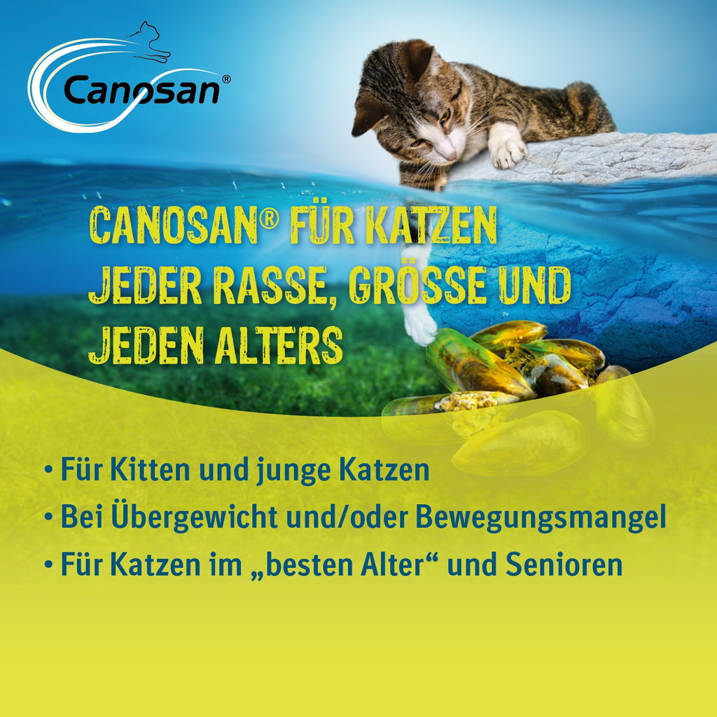 Canosan Kautabletten für Katzen 30 Stk. MHD 31.10.2026