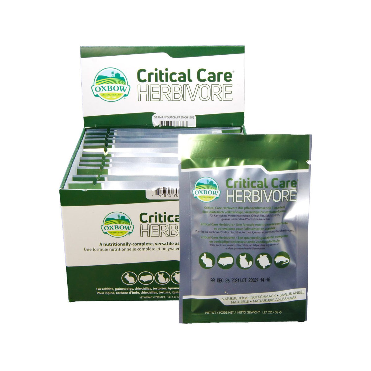 Critical Care Heimtiere Pflanzenfr. 14 x 36g