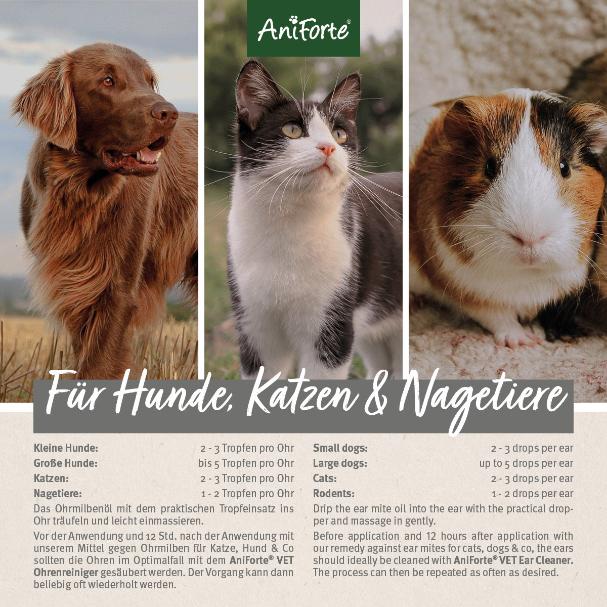 AniForte Ohrmilben Öl 50ml