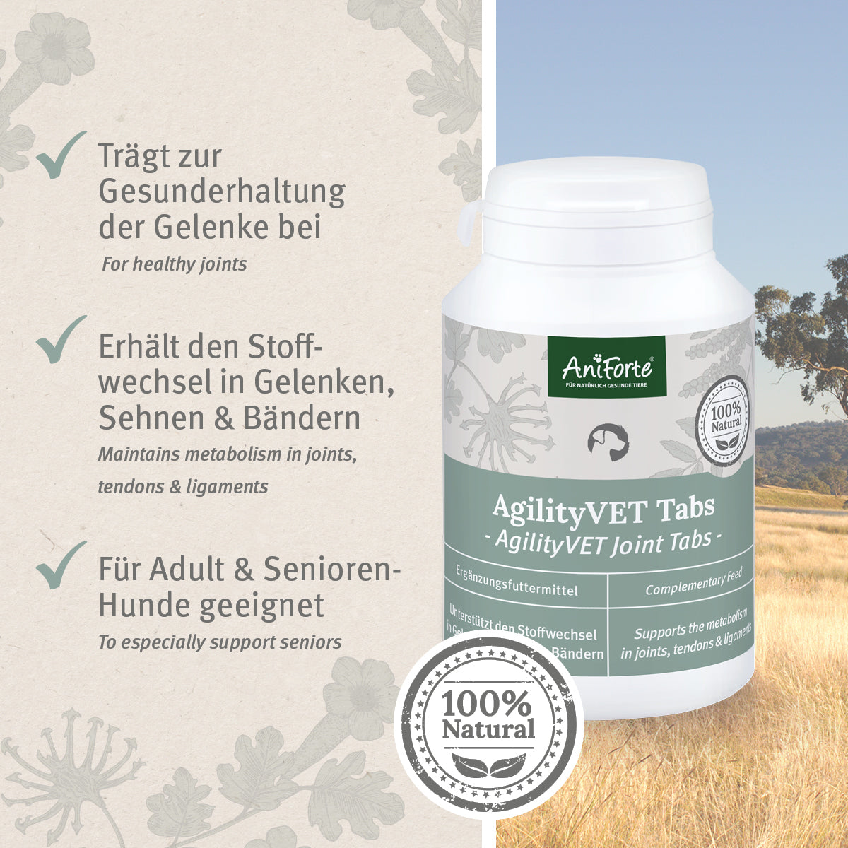 AniForte AgilityVET Gelenktabletten 120 Tabletten