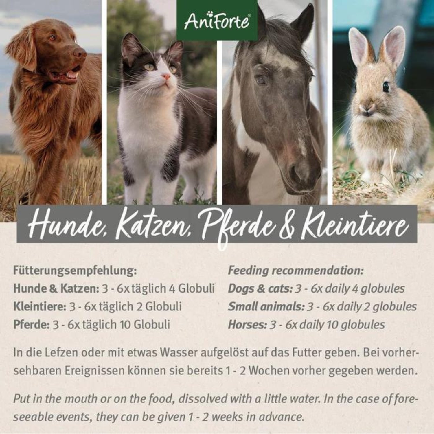 Aniforte Bachblüten Rivalität Globuli 15g