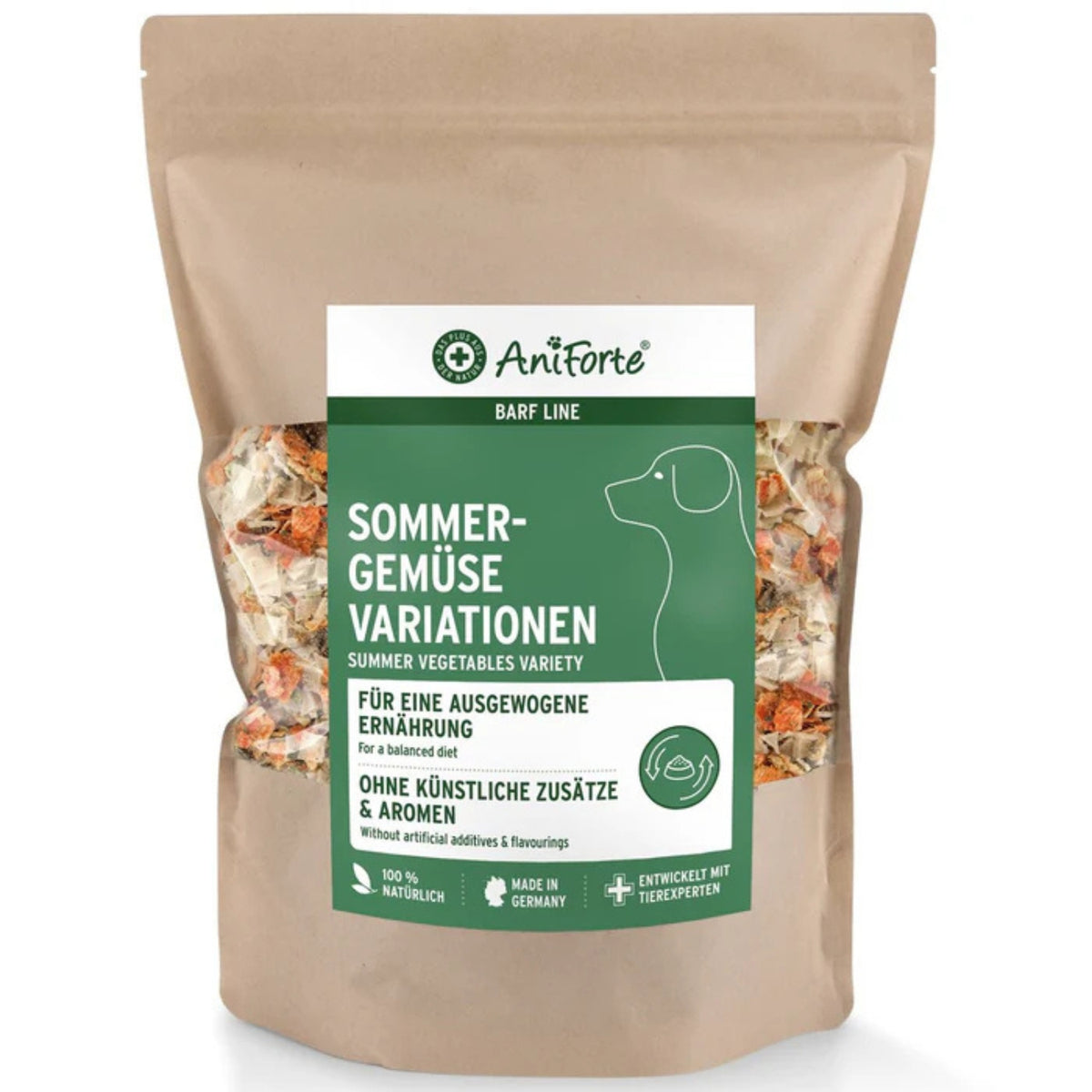 Aniforte BARF-Line Sommergemüse Variationen 1000g MHD 01.11.2026