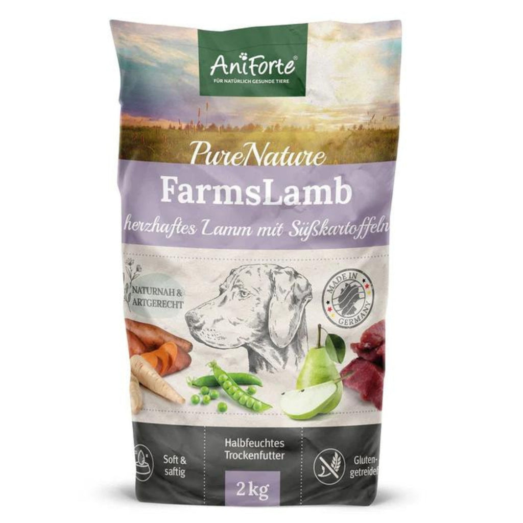 AniForte Trockenfutter FarmsLamb für Hunde 2kg