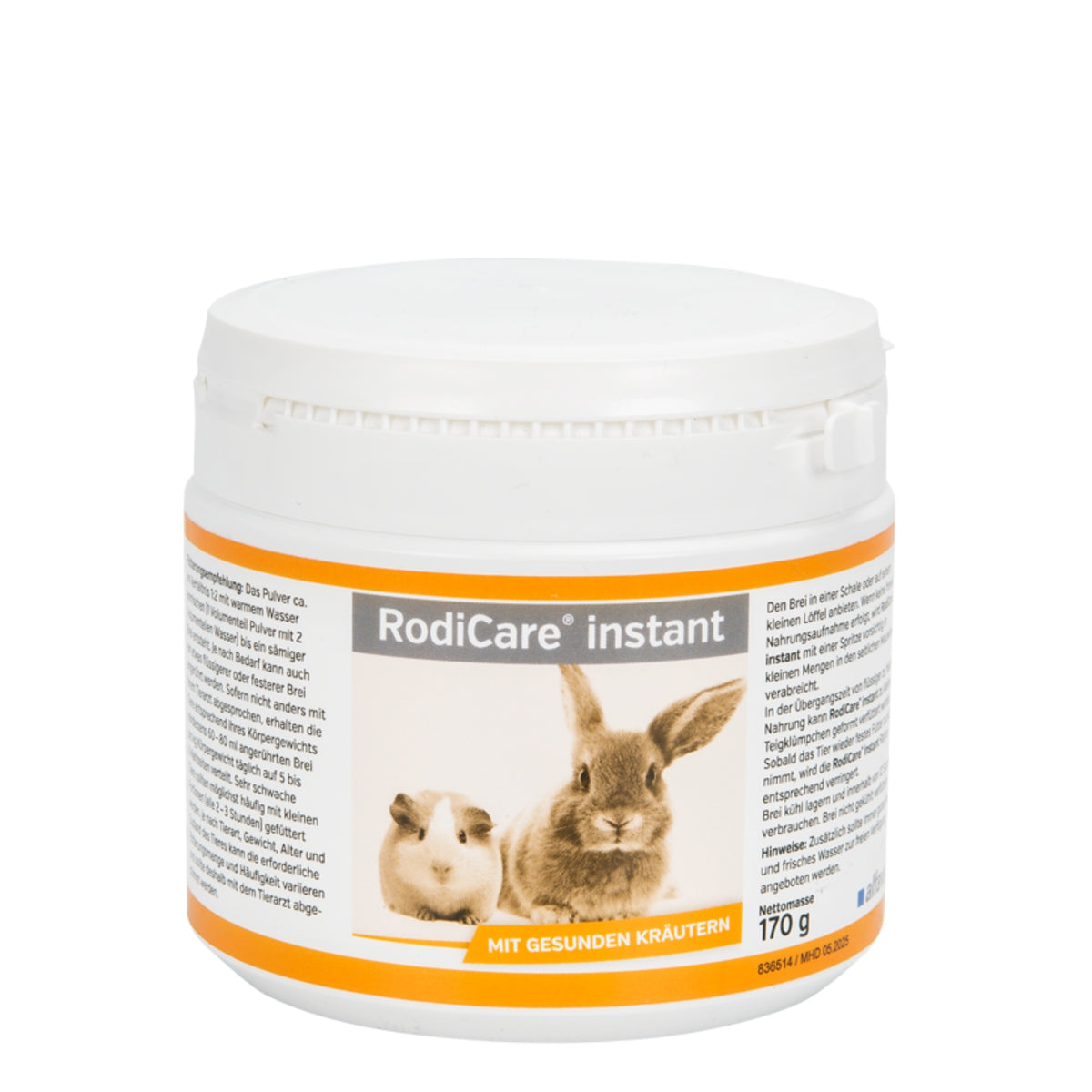 RodiCare instant 170 g Pulver Nager Vögel Reptilien