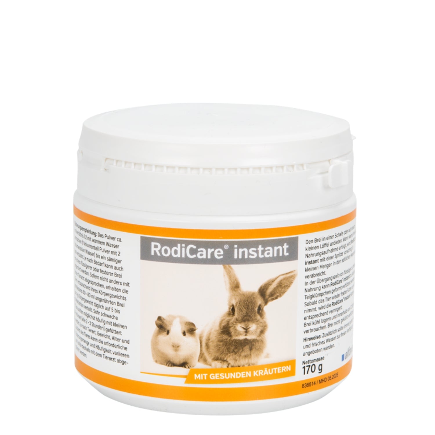 RodiCare instant 170 g Pulver Nager Vögel Reptilien