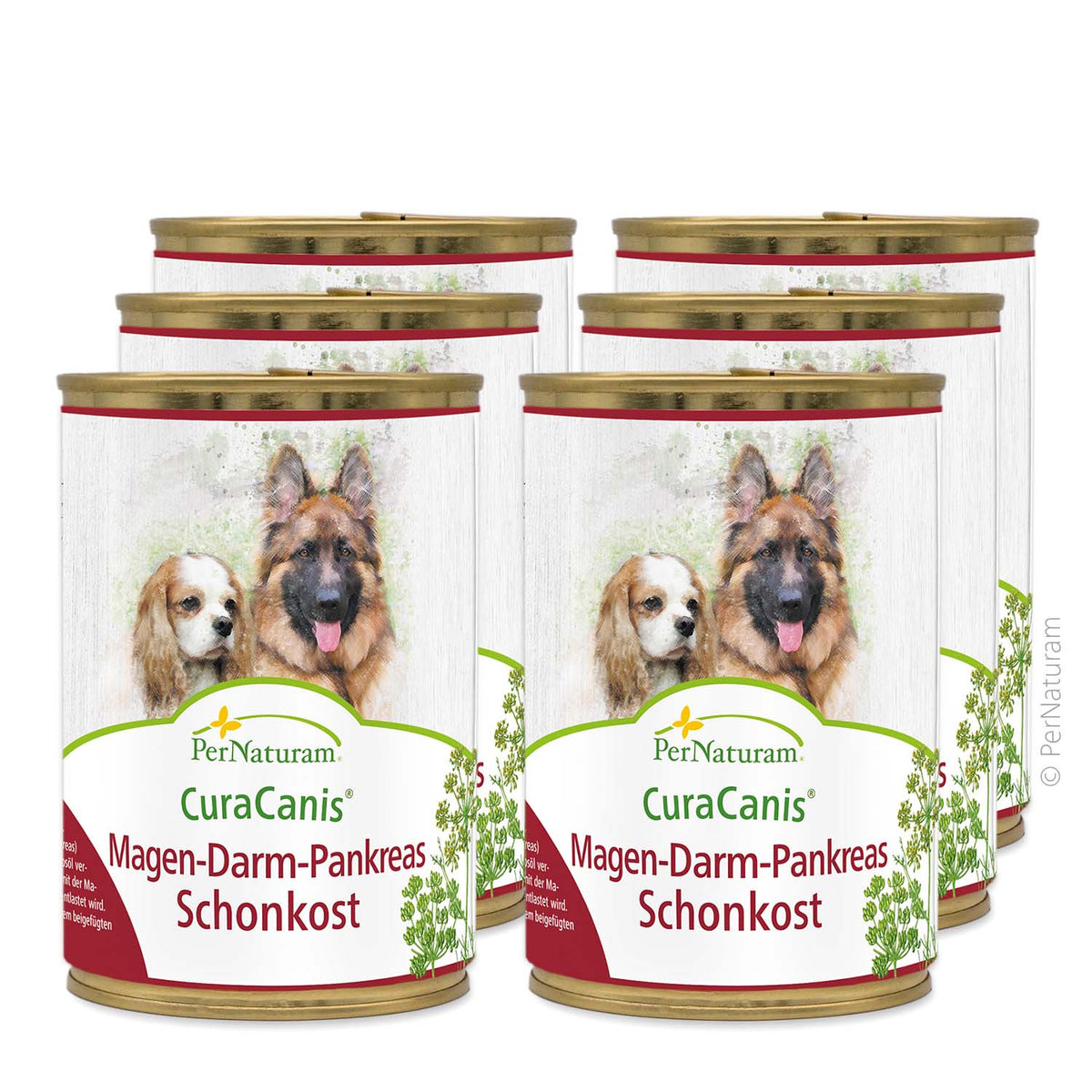 PerNaturam CuraCanis Magen-Darm-Pankreas Schonkost 6x400g