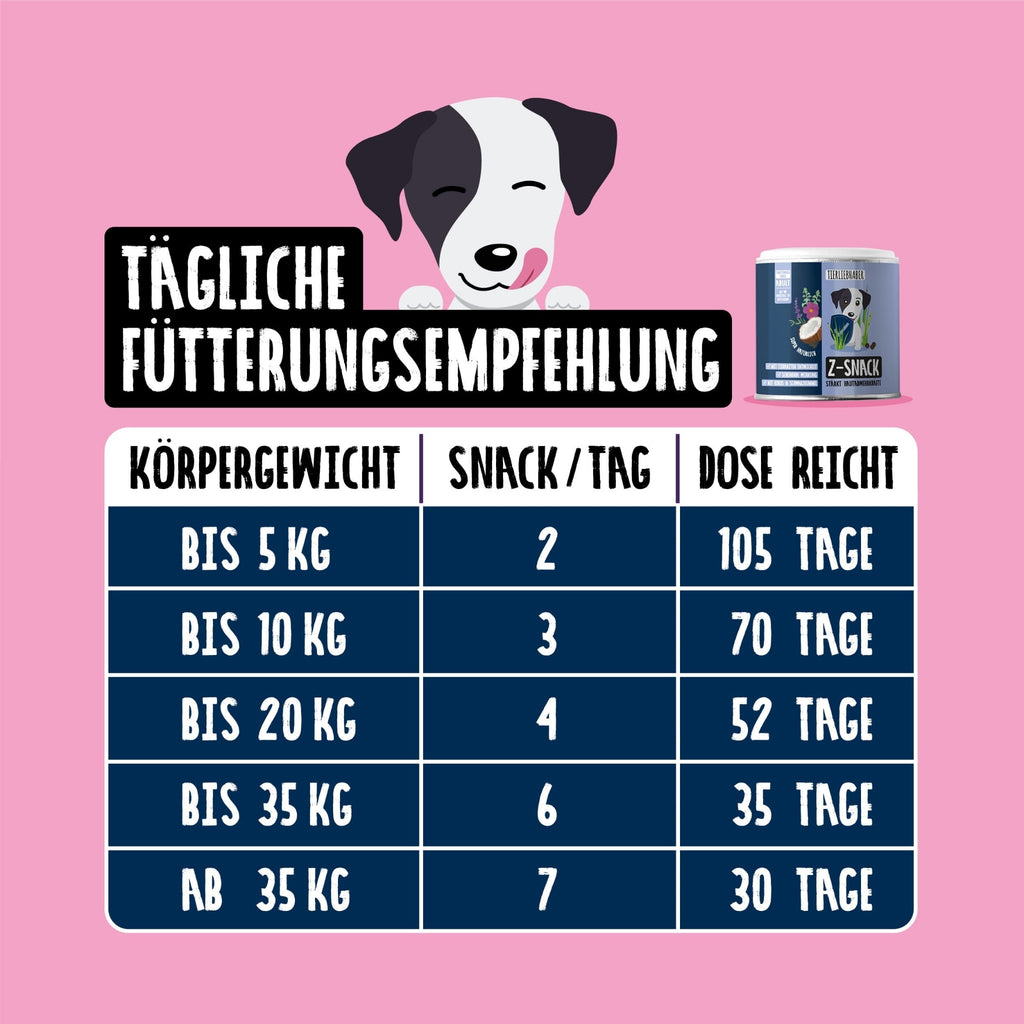 Tierliebhaber Z-Snack für Hunde 350 g