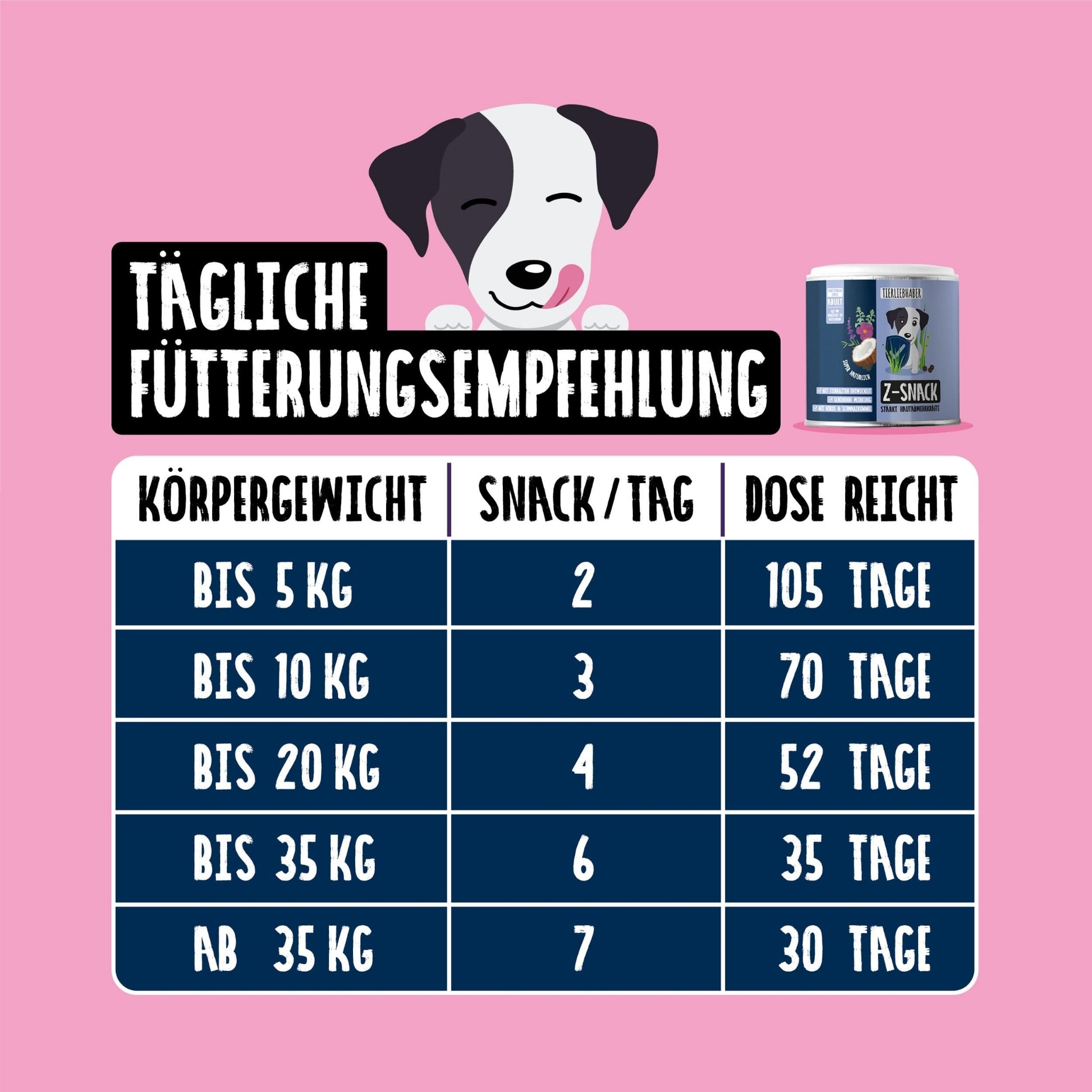 Tierliebhaber Z-Snack für Hunde 350 g