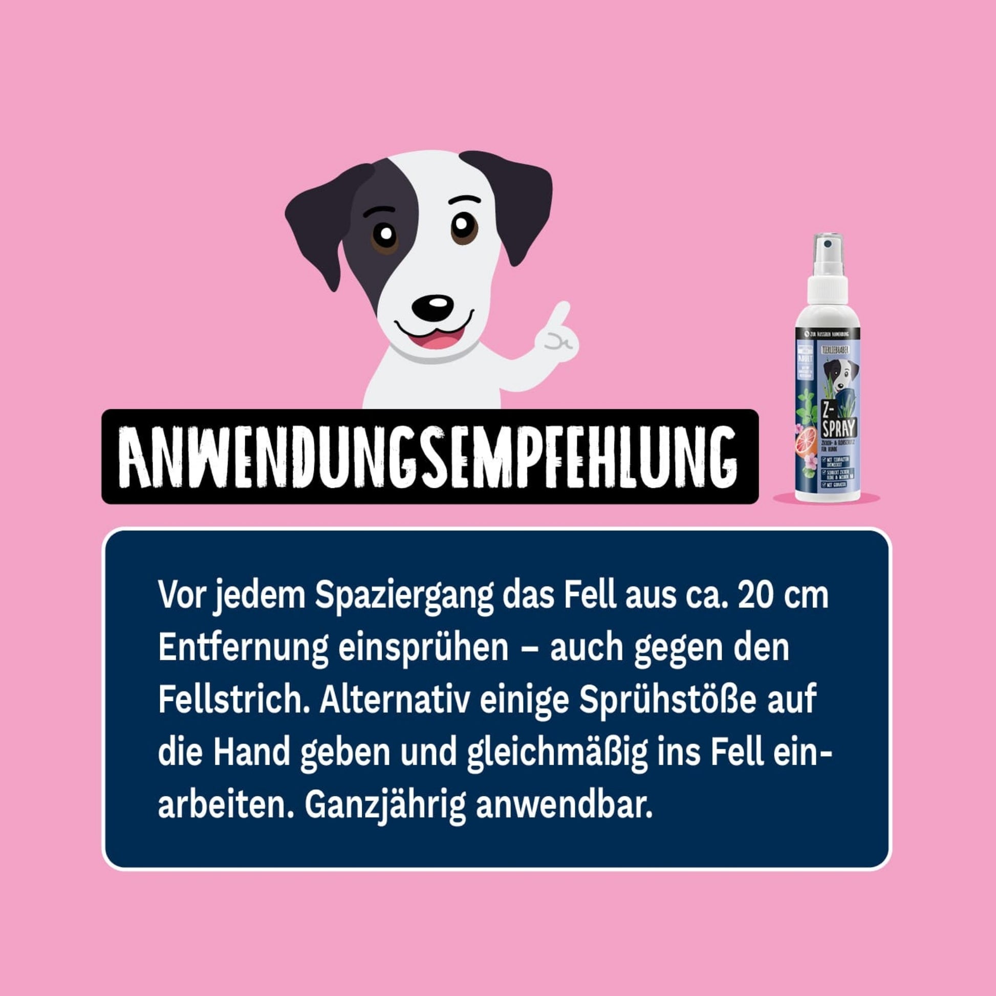 Tierliebhaber Z-Spray für Hunde 150 ml