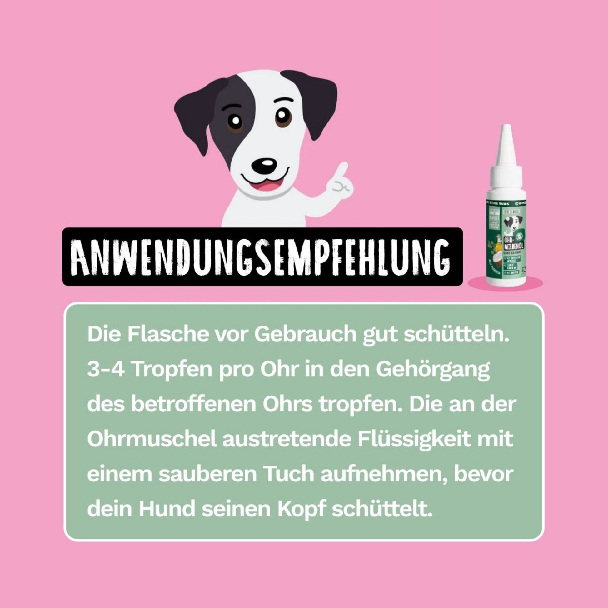 Tierliebhaber Ohr-Milbenöl für Hunde 50 ml