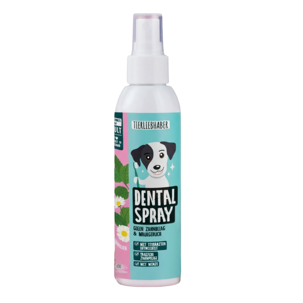 Tierliebhaber Dentalspray mit Minze für Hunde und Katzen 150 ml