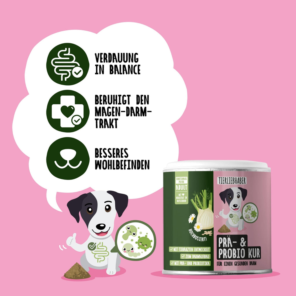 Tierliebhaber Prä & Probio Kur für Hunde 75g