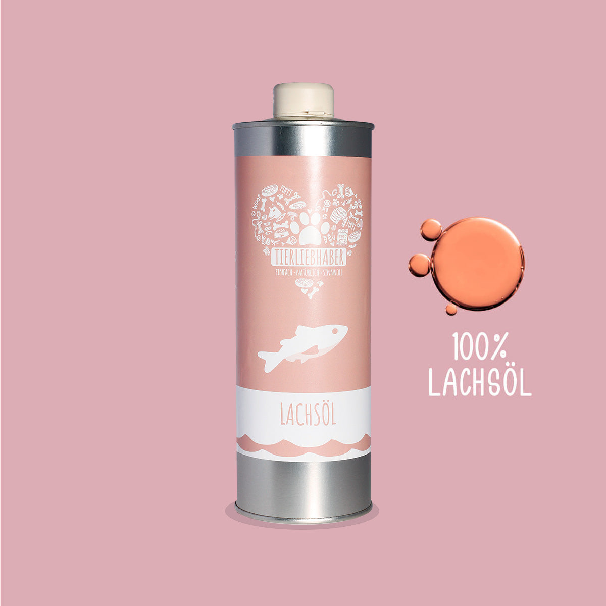 Tierliebhaber TL Lachsöl 1000 ml MHD 30.09.2026