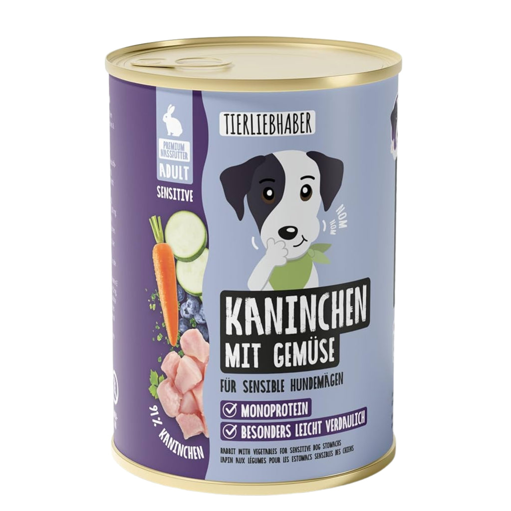 Tierliebhaber Kaninchen Menue für Hunde 400 g