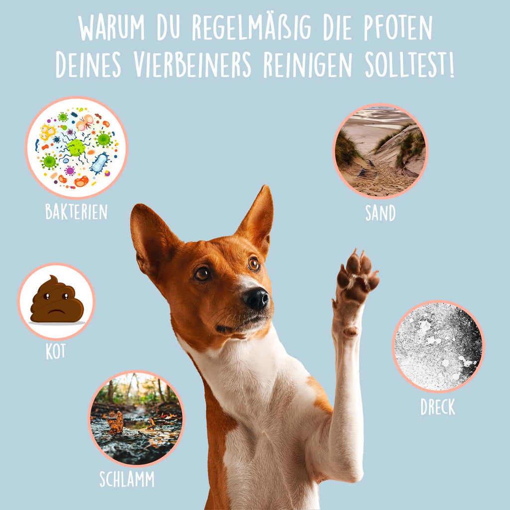 Tierliebhaber Pfötchen Reiniger Pink