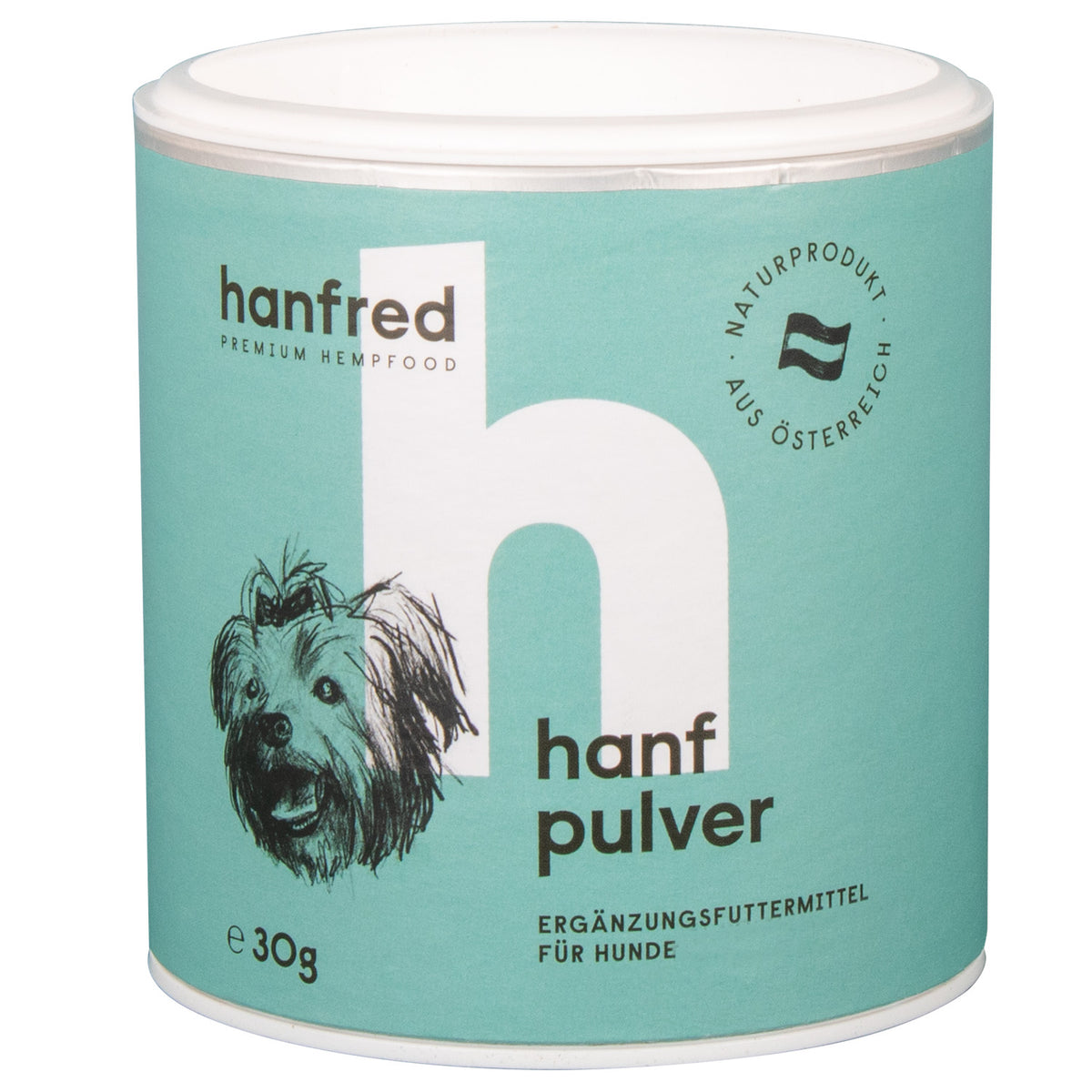 Hanfred Hanfpulver Mini für Hunde 30g
