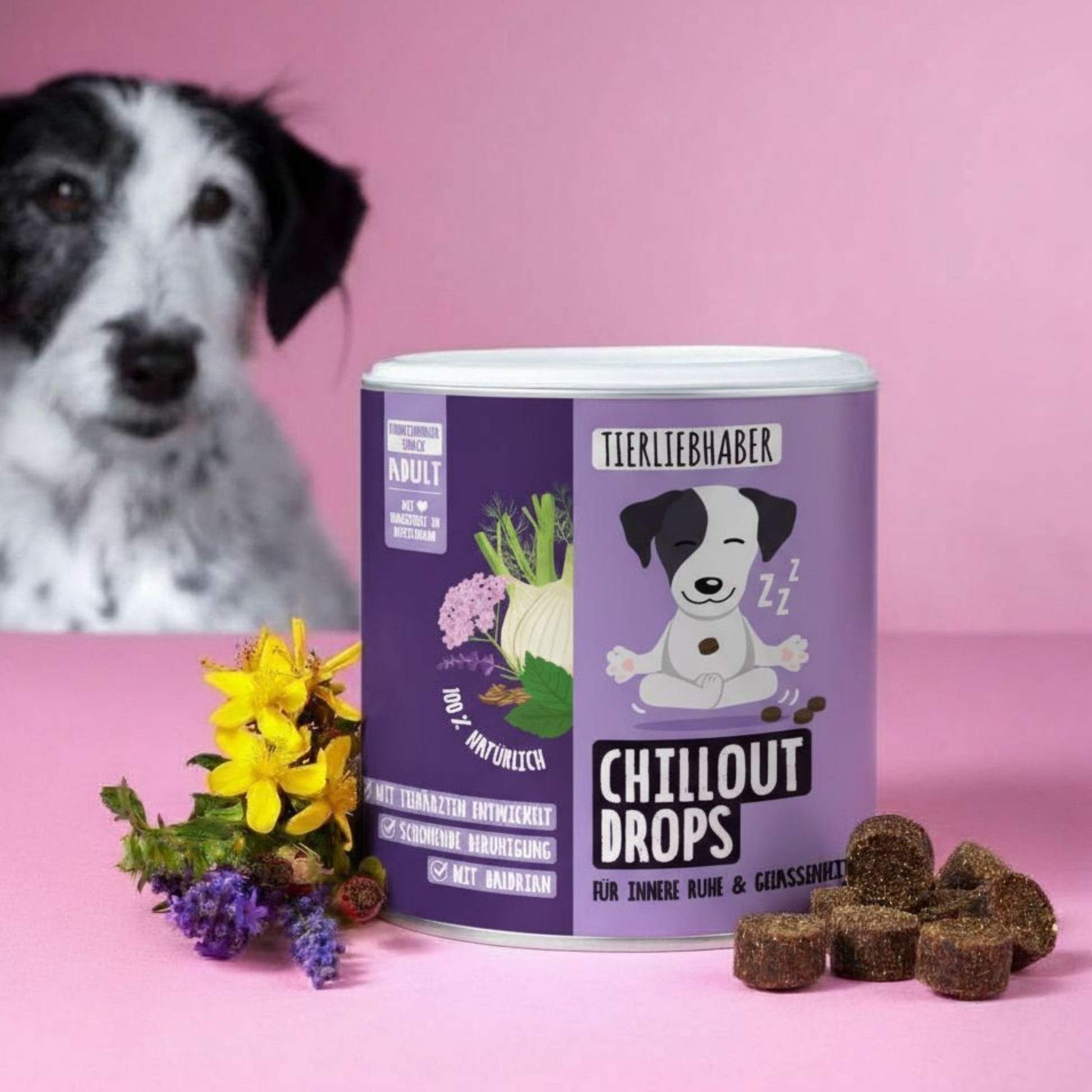 Tierliebhaber Chillout Drops für Hunde 350 g
