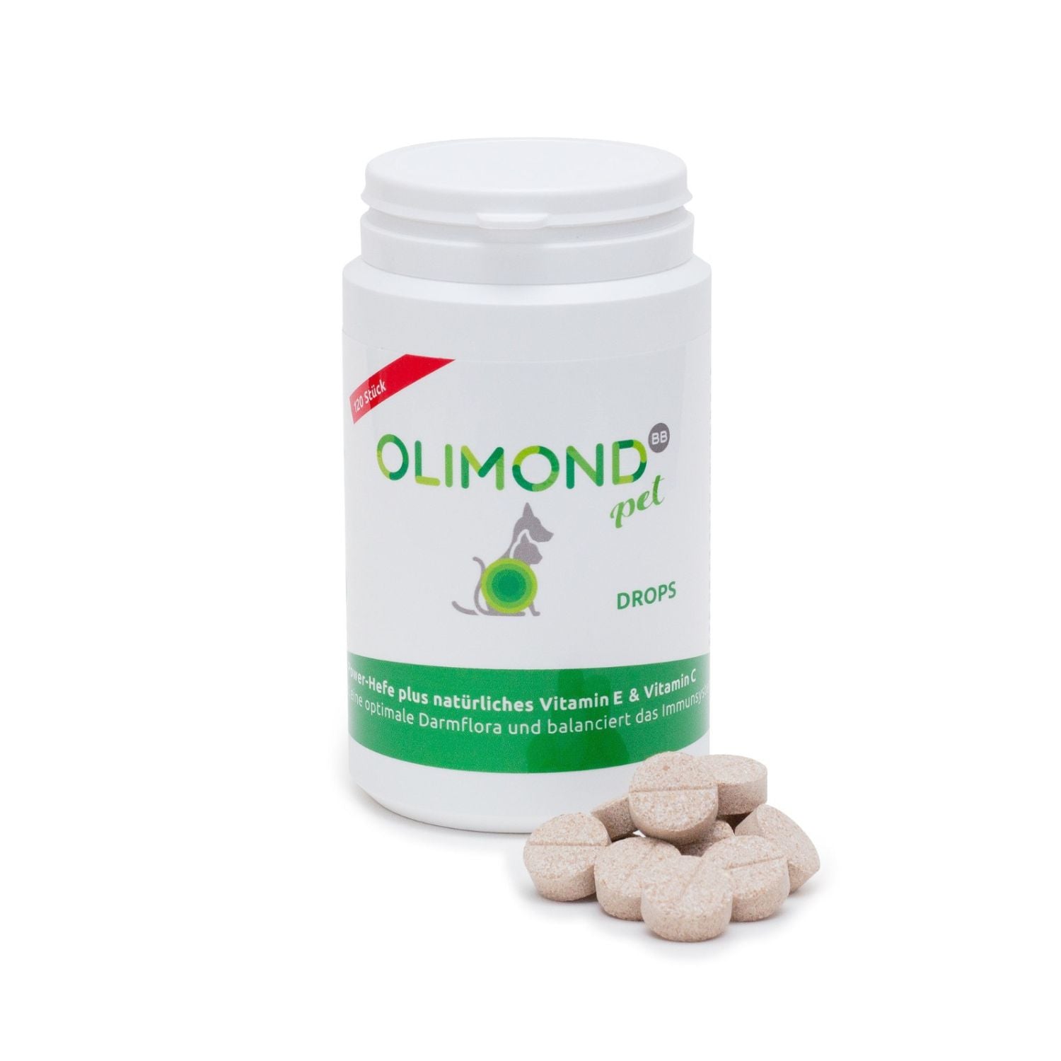 Olimond BB Pet Drops 120 Stück für Hund und Katze